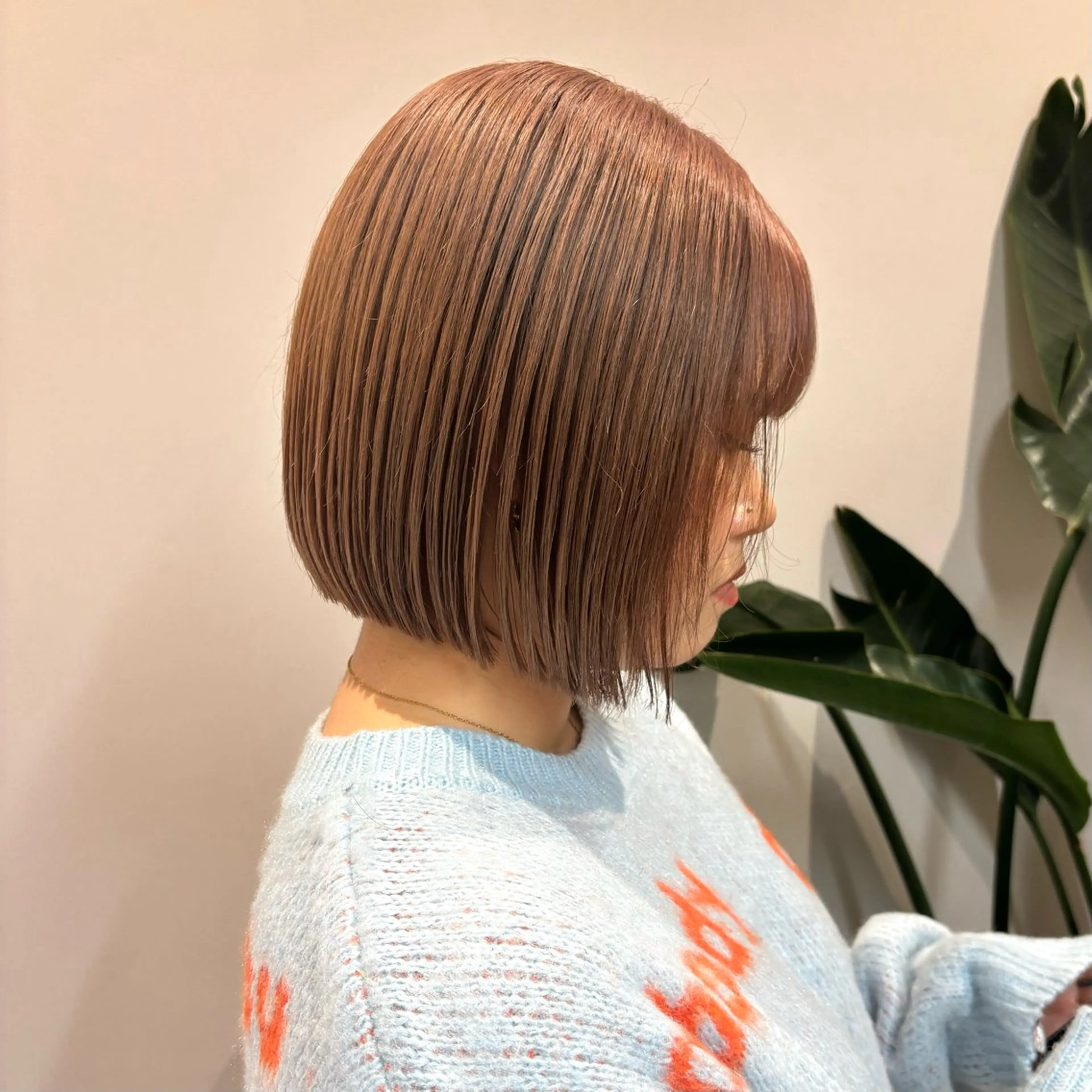 ショート カラー ブリーチ ヘアカラー トリートメント ボブ/透明感カラー/ 似合わせ🌿高田知那のヘアスタイル