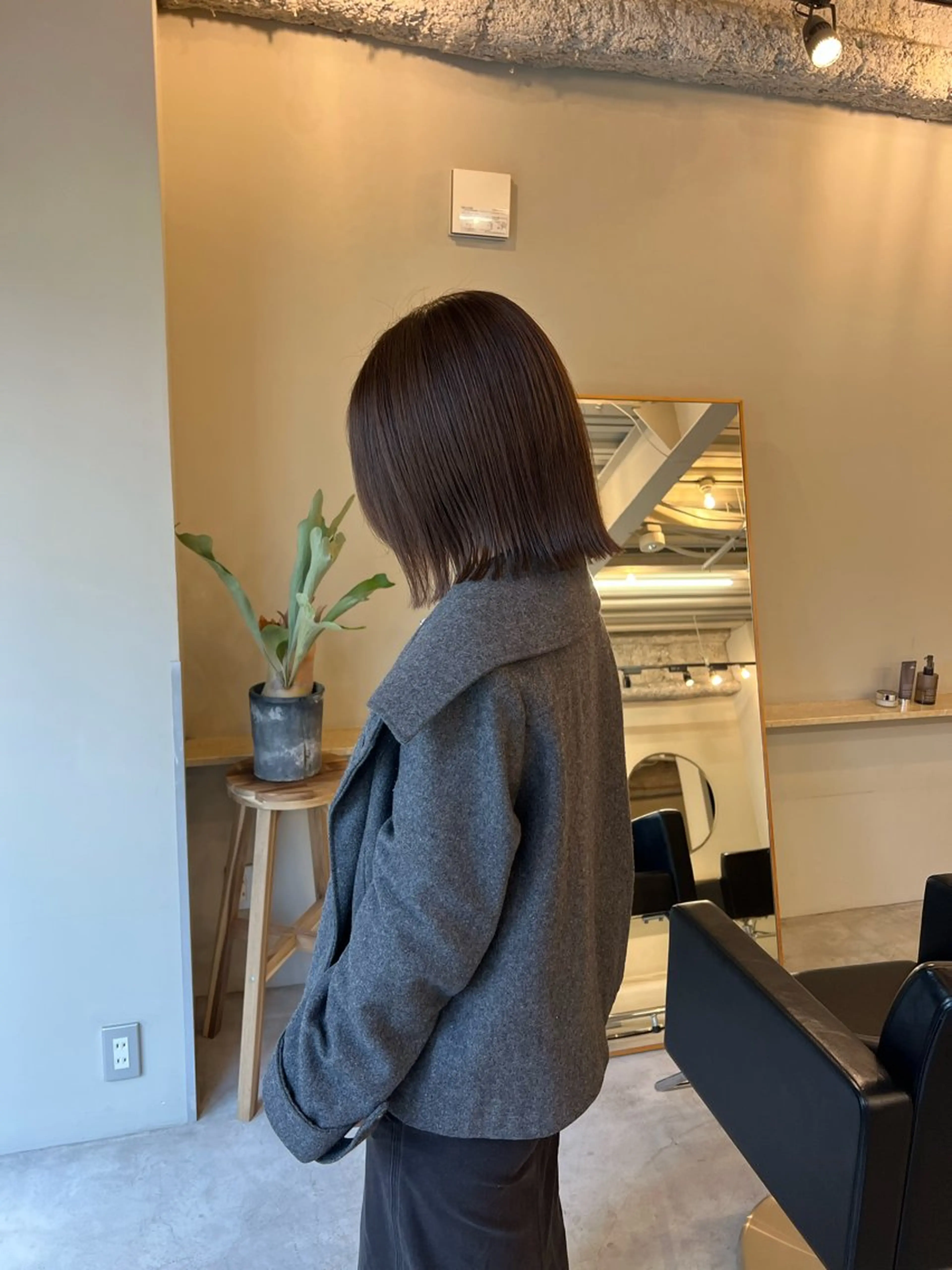 ミディアム NOUSHAIRDESIGN所属・rin/薬院 /ボブ艶カラーのヘアスタイル