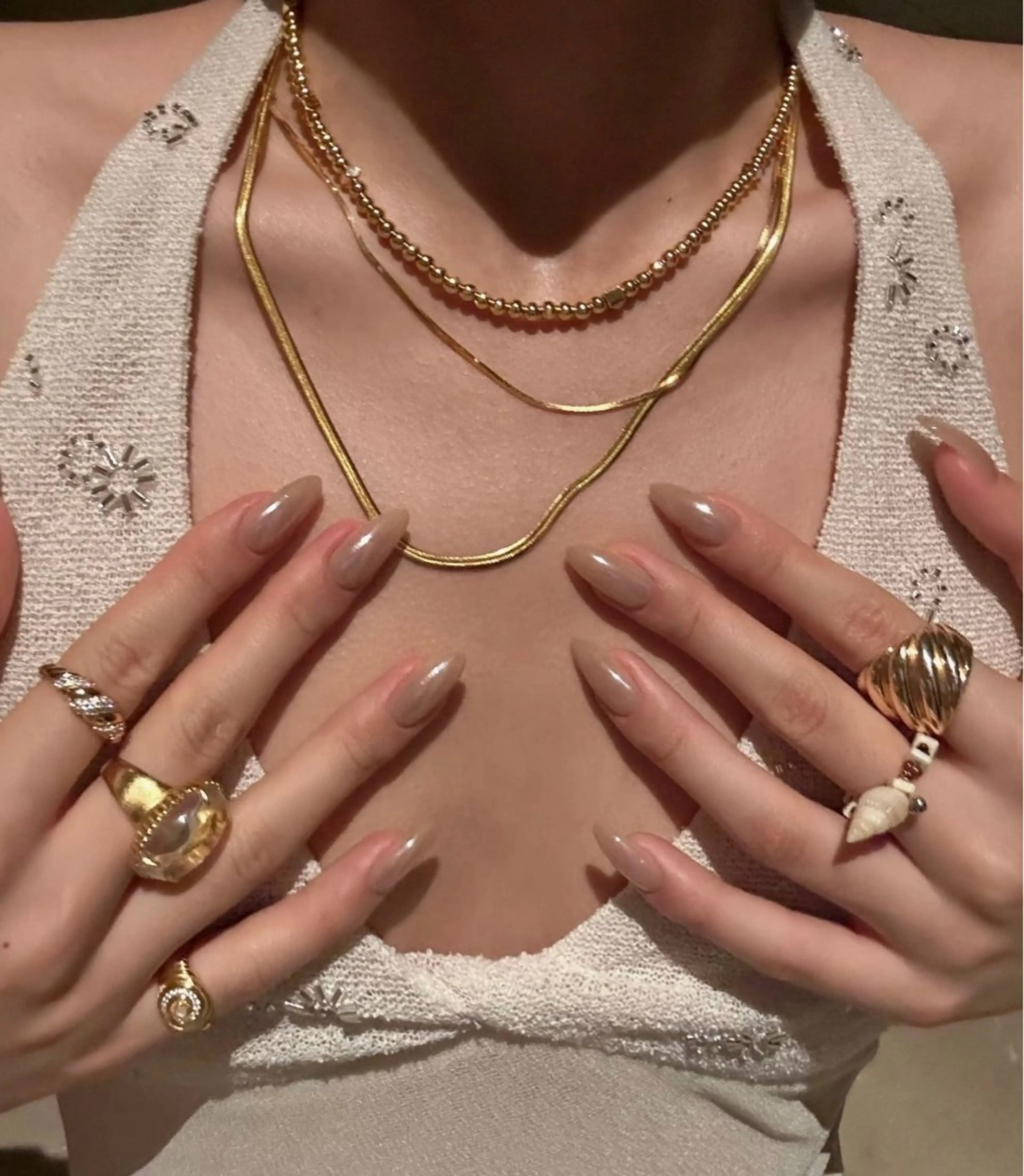 ネイル フレンチネイル ジェルネイル マグネットネイル ミラーネイル ニュアンスネイル NutNut 原宿/北参道【ナットナット】所属・清水 夏澪のネイルデザイン