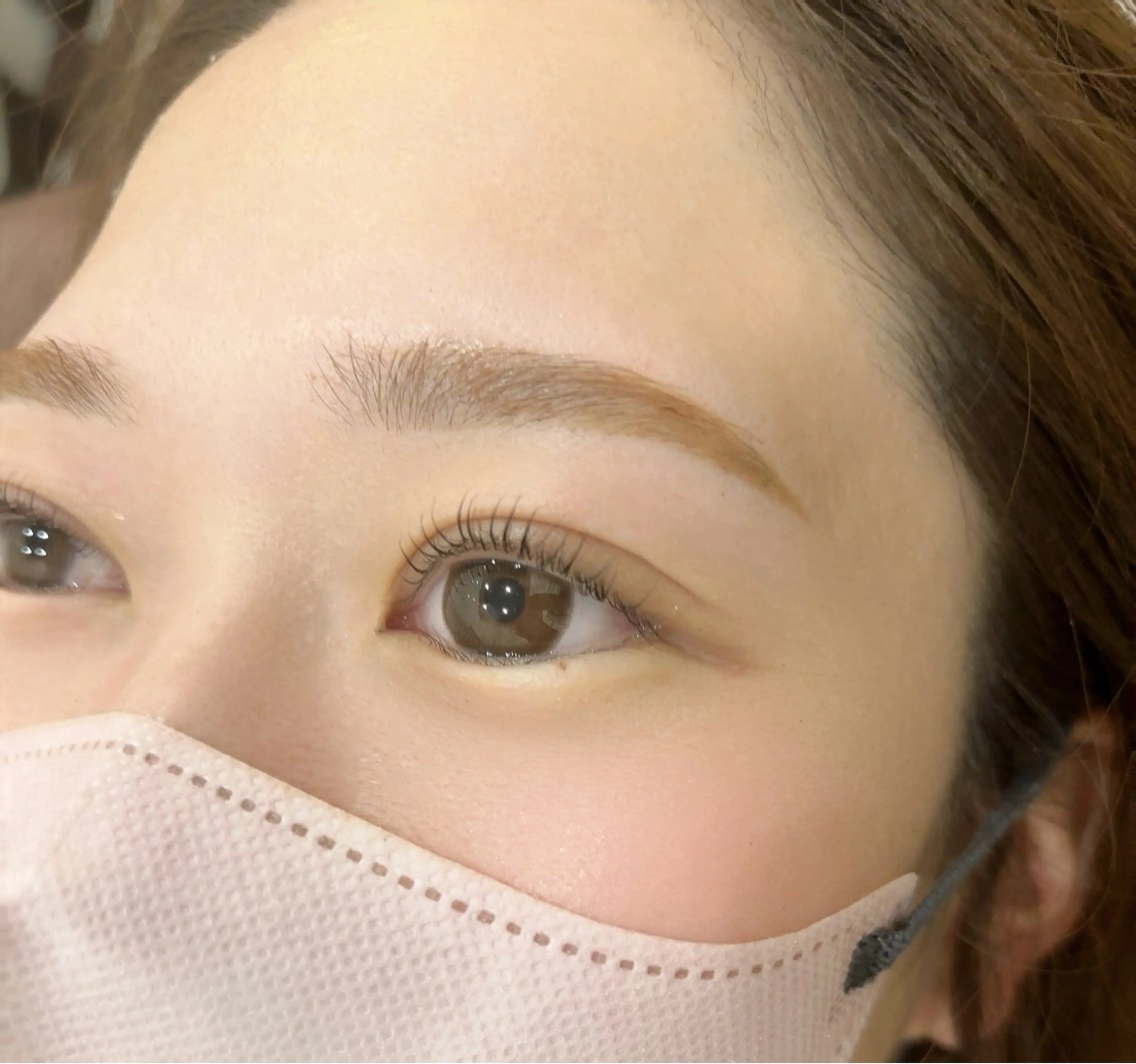 マツエク・マツパ Cカール 一重×まつ毛パーマ KANGOL SALON EYELASH アルカキット錦糸町店所属・KANGOL SALONの眉毛・アイブロウイメージ