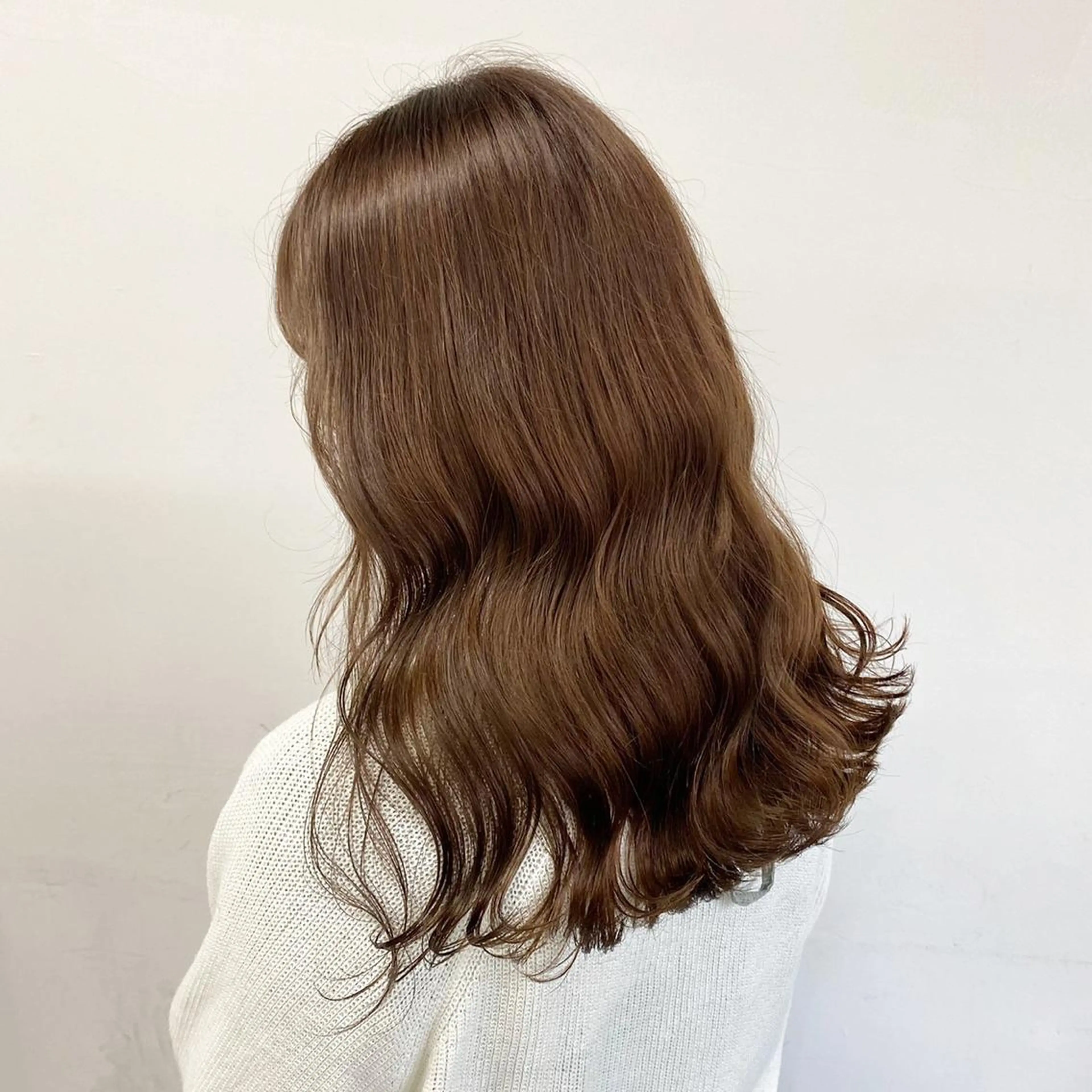 セミロング カラー 表参道ハッシュカット レイヤー/リノンのヘアスタイル