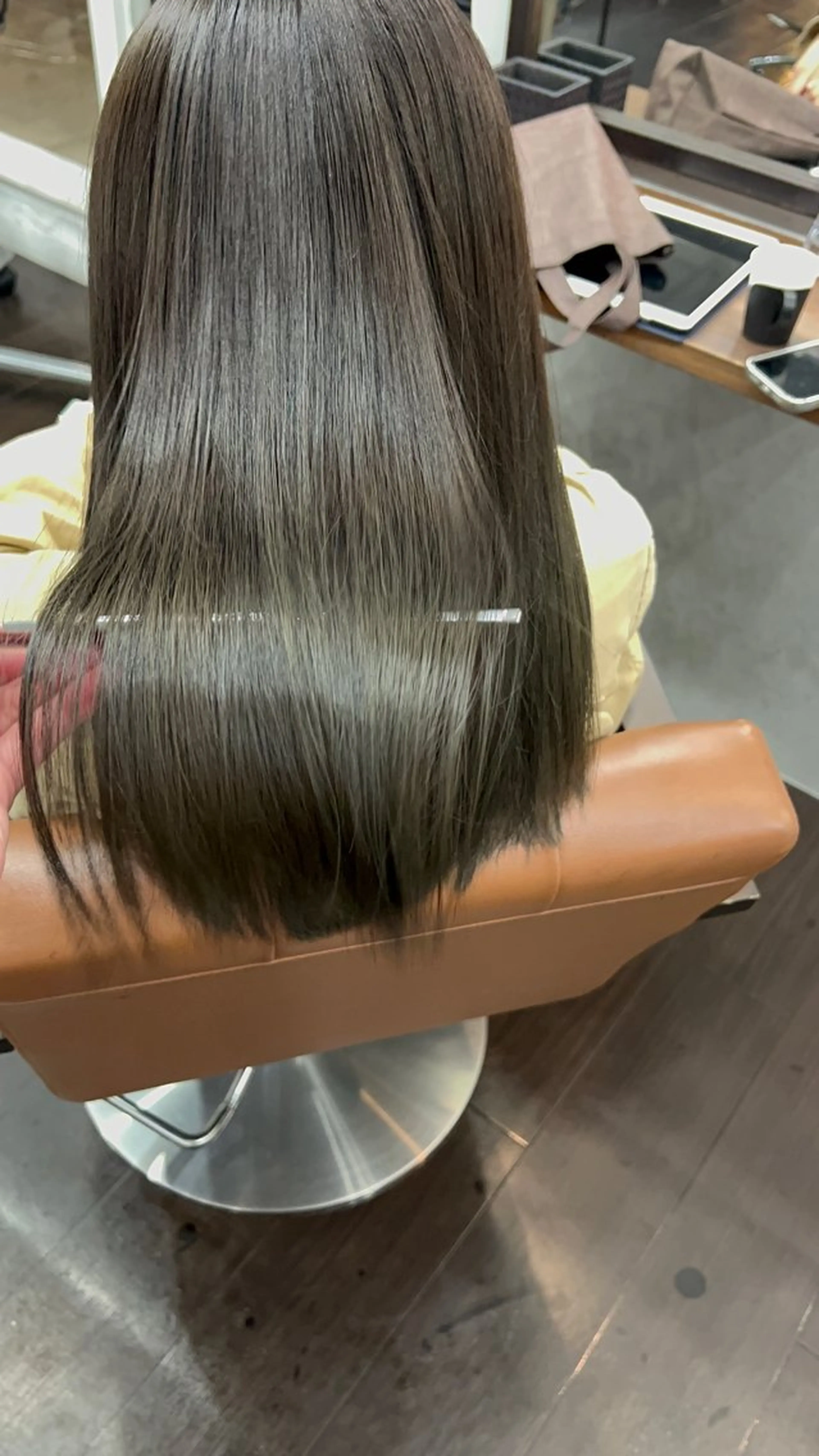 セミロング カット ヘアカラー トリートメント ヘッドスパ ヘアセット 名駅/艶韓国風ヘア miyabiのヘアスタイル