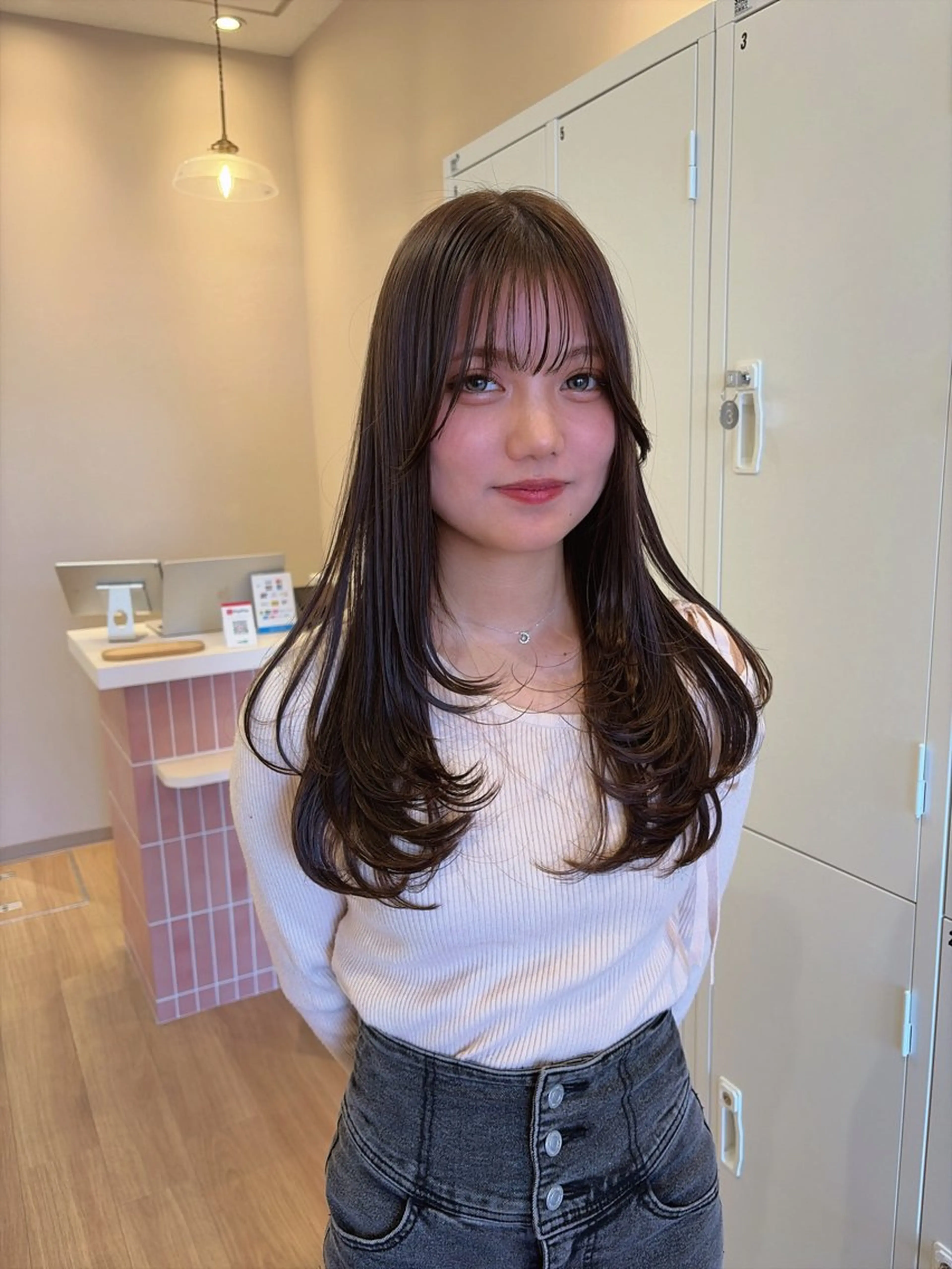 ロング カット ヘアカラー トリートメント ａｉｋａ🐩 /艶カラー/レイヤーのヘアスタイル