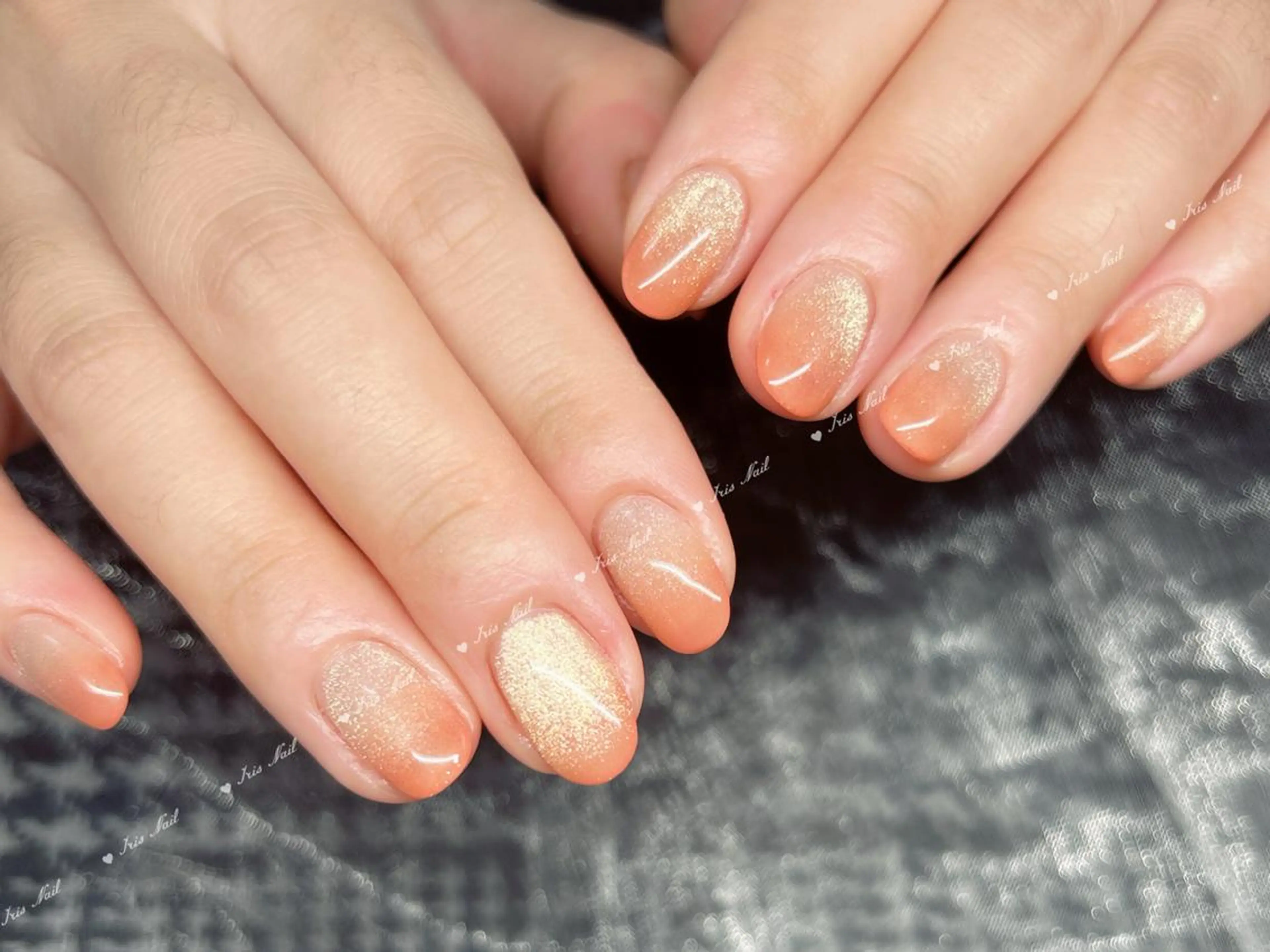 ネイル グラデーション ハンドネイル ハンドケア IRIS NAIL大塚のネイルデザイン