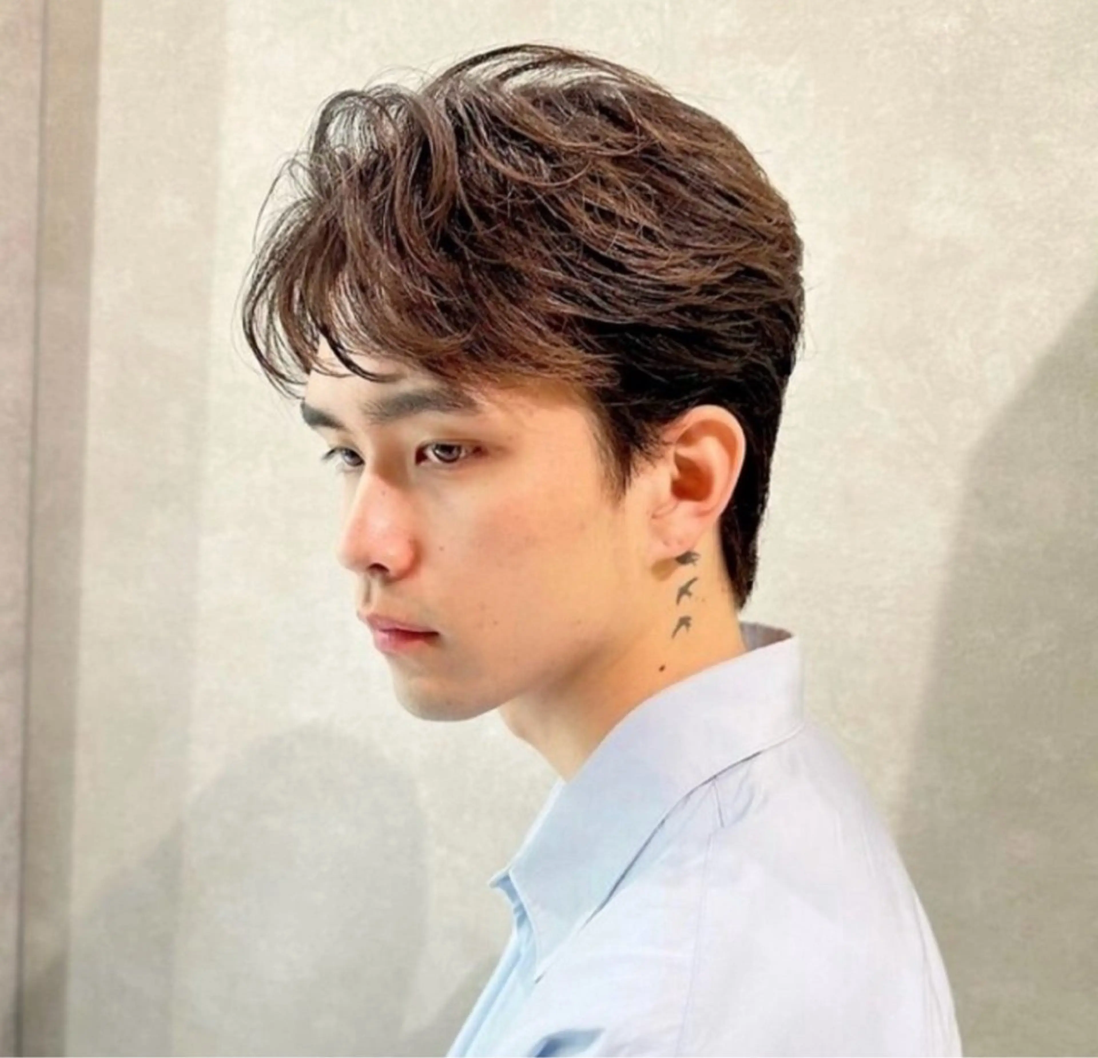 パーマ メンズ カット ハイトーン/パーマ/ メンズ / 櫻本🌐のヘアスタイル