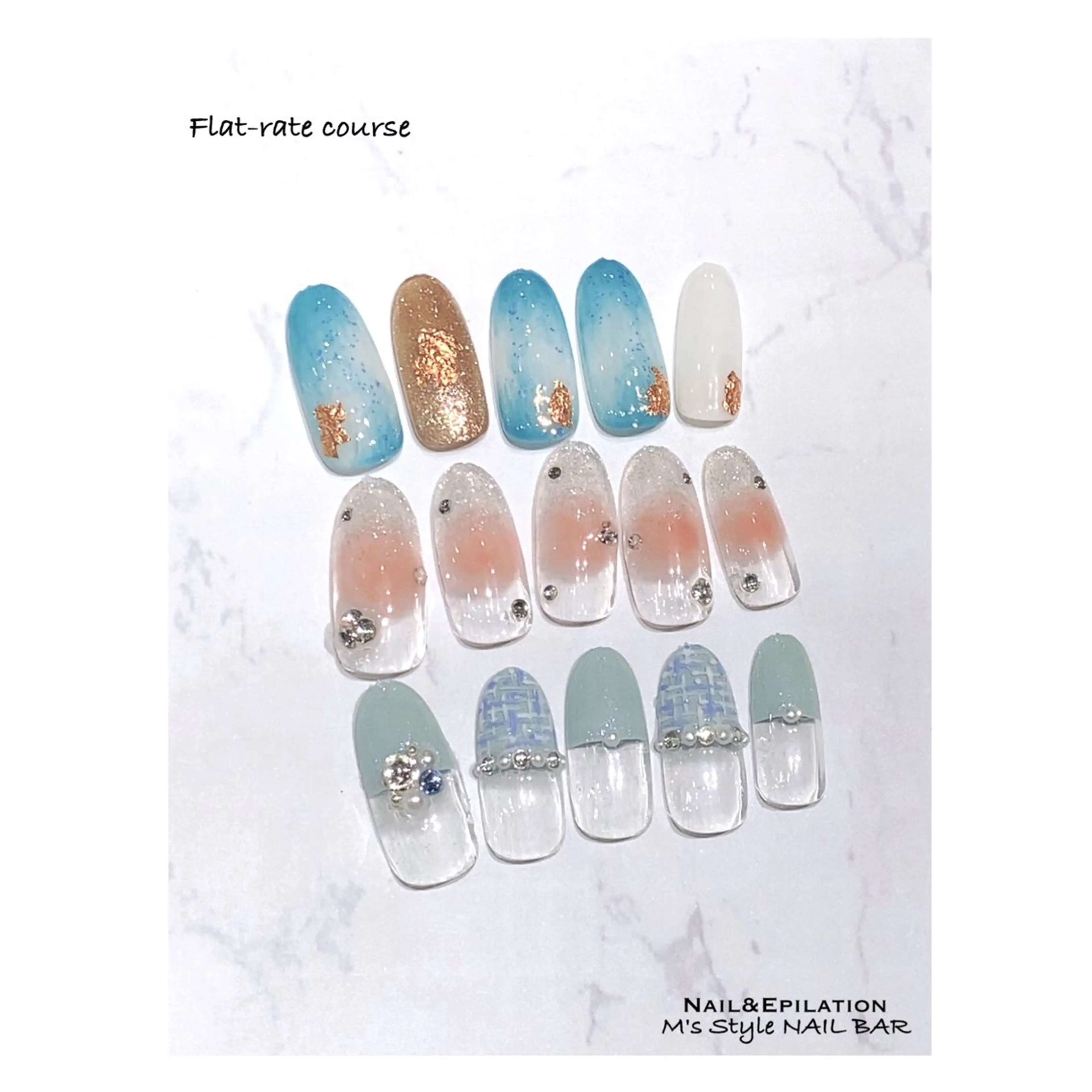 ネイル 成人式 フットネイル フレンチネイル ジェルネイル 韓国ネイル ハンドネイル M's Style NAIL BARのエステ・リラクイメージ
