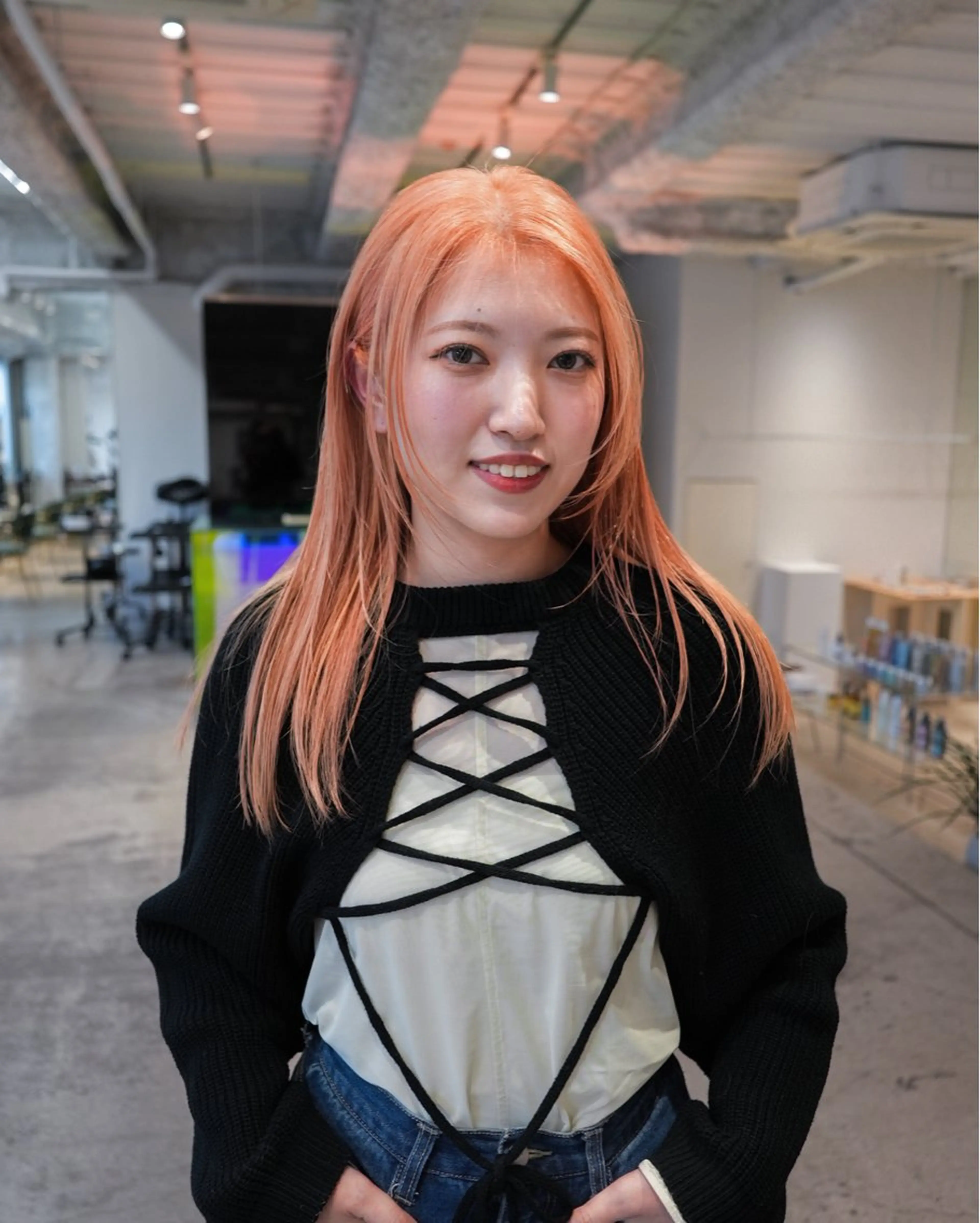 セミロング ヘアカラー STAN WOOD所属・似合わせcut 🔥yutakaのヘアスタイル