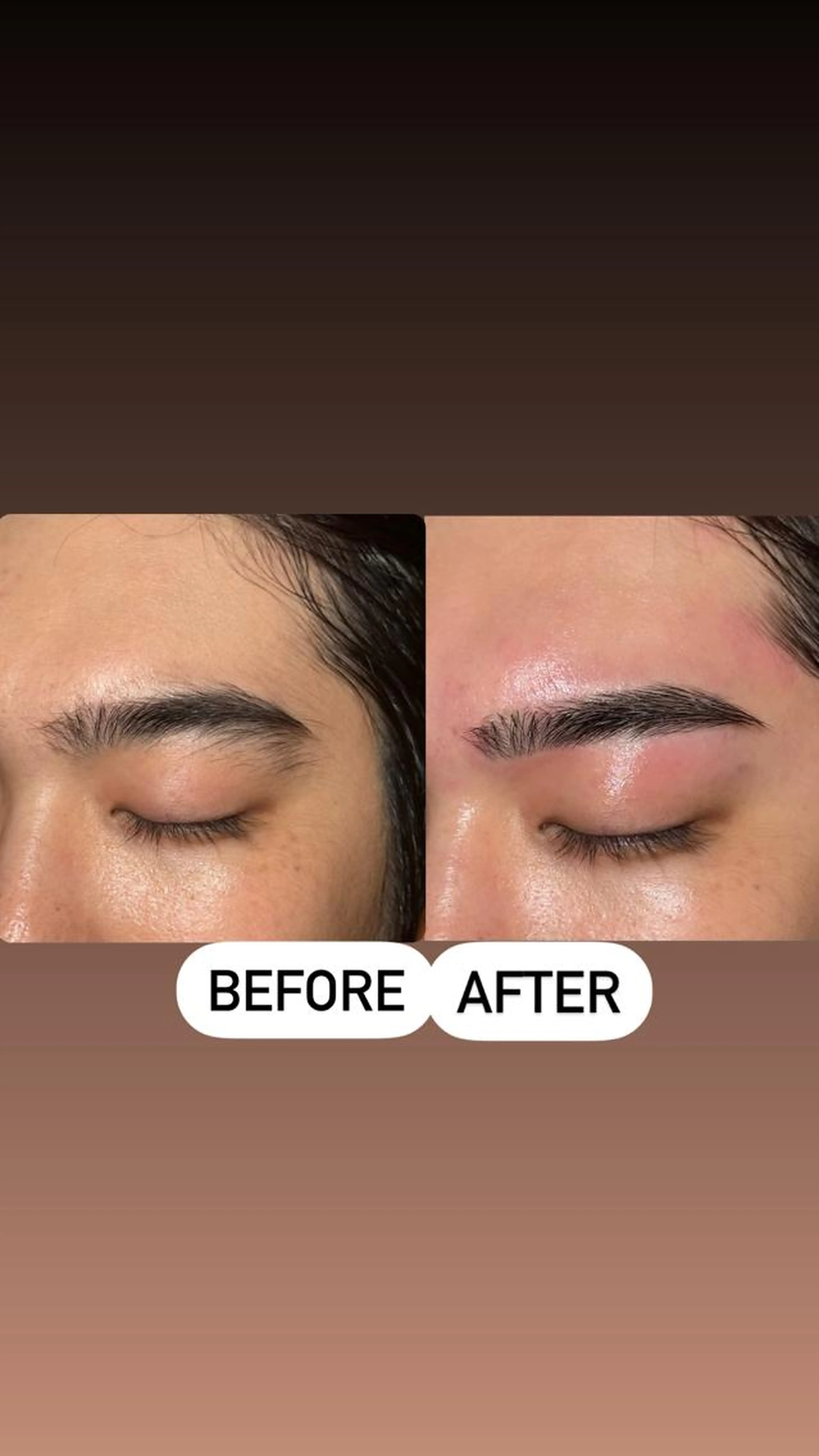 👀当日新規限定👀メンズアイブロウワックス 眉毛 WAX脱毛✨平日 ¥3000✨垢抜け美眉　　顔骨格診断の写真