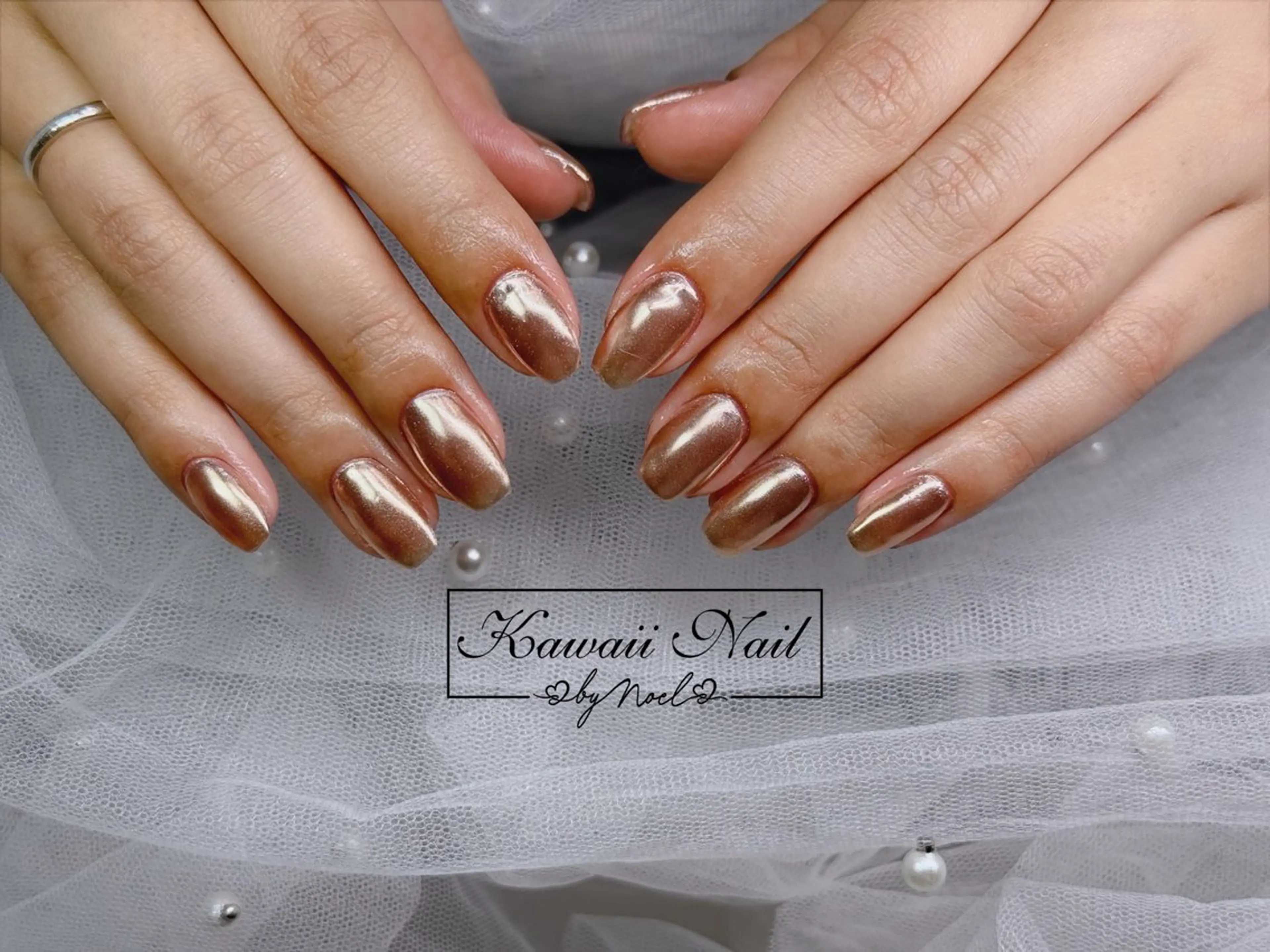 ネイル アートネイル フットネイル フレンチネイル ジェルネイル 韓国ネイル Kawaii Nail Salon所属・YURI NAIL NARITAのネイルデザイン