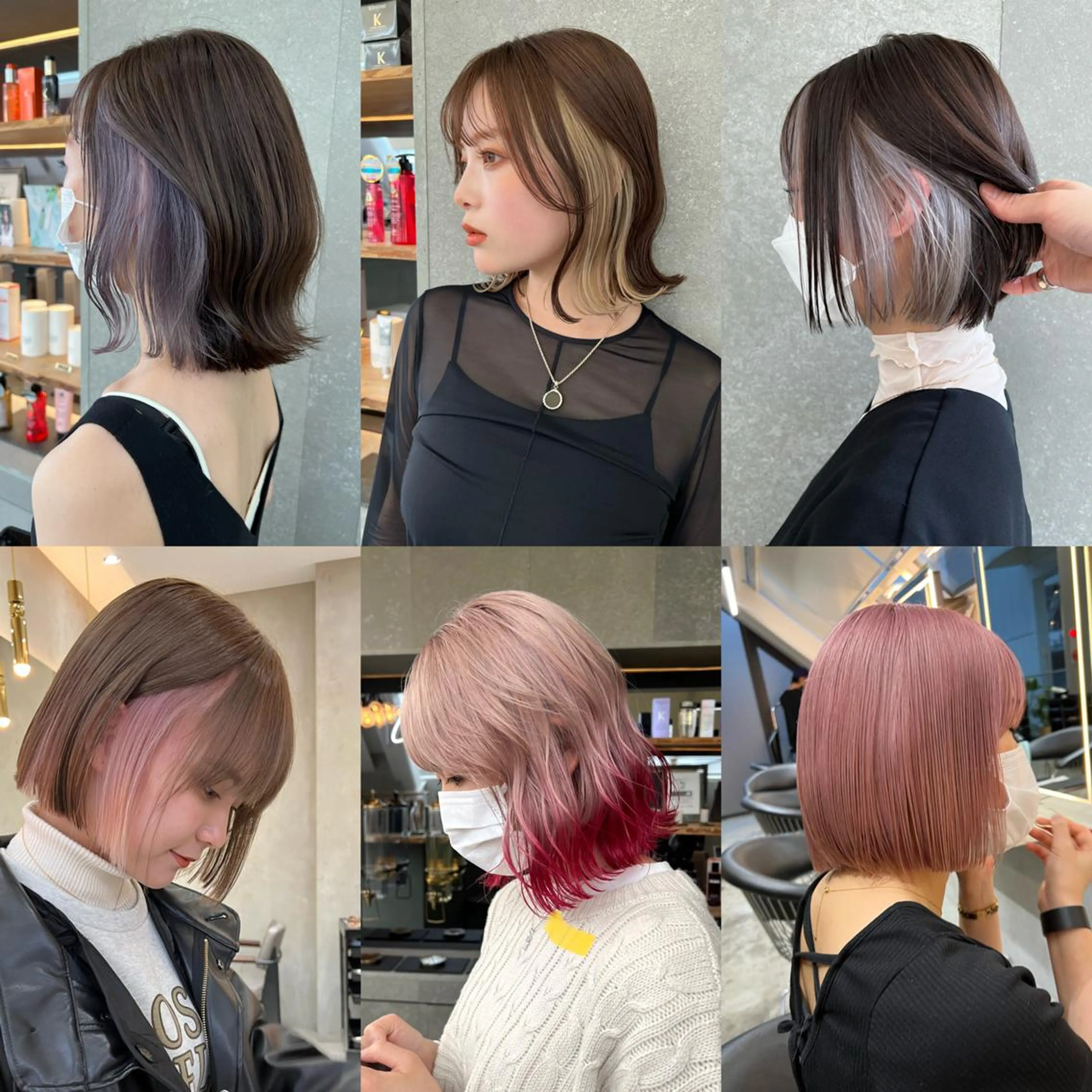 ロング カット ヘアカラー トリートメント 低ダメージカラー Yoshidaのヘアスタイル