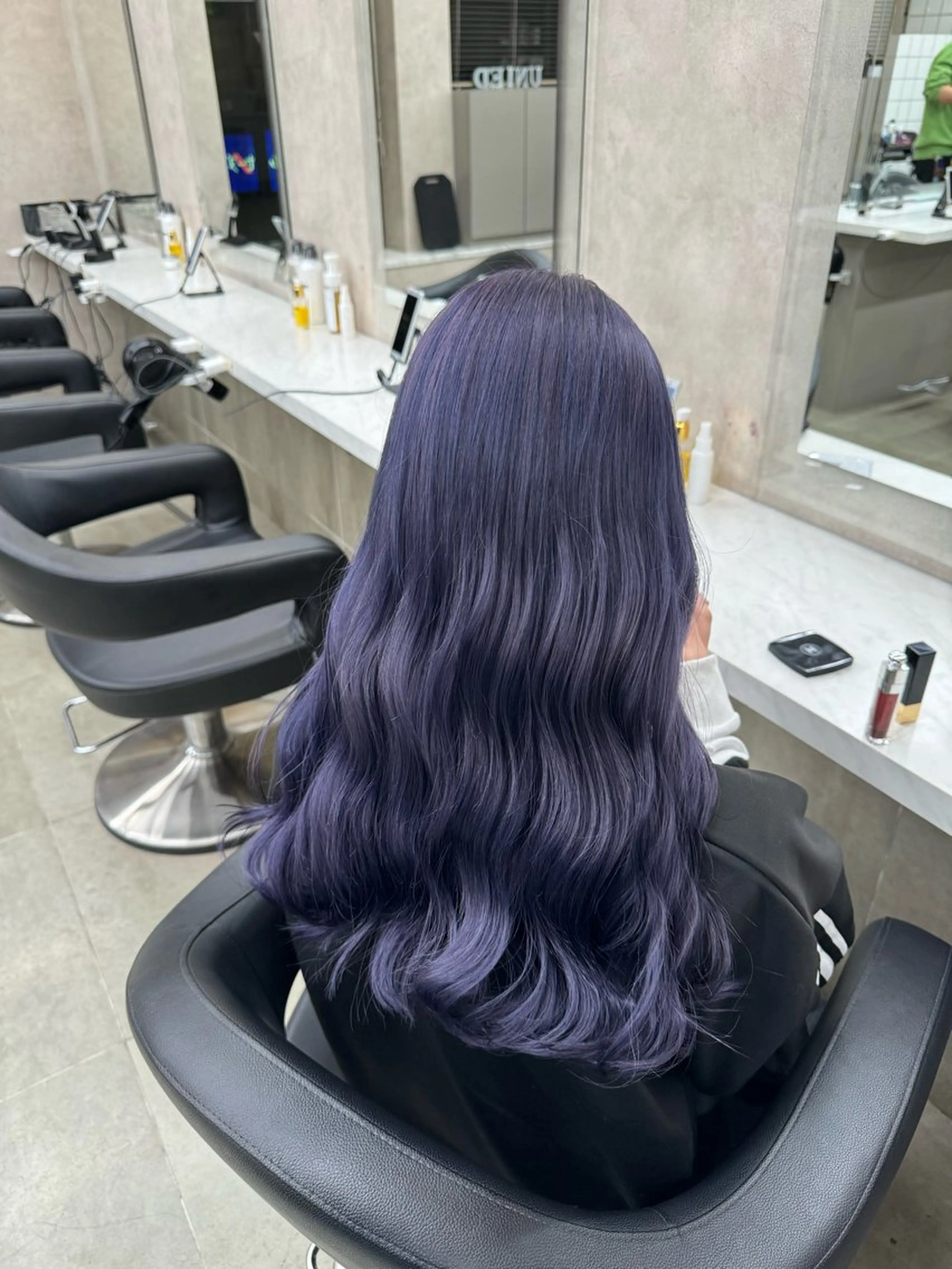 セミロング カラー パーマ ヘアアレンジ メンズ キッズ 🩰トレンド垢抜け ヘアUNITED🩰のヘアスタイル