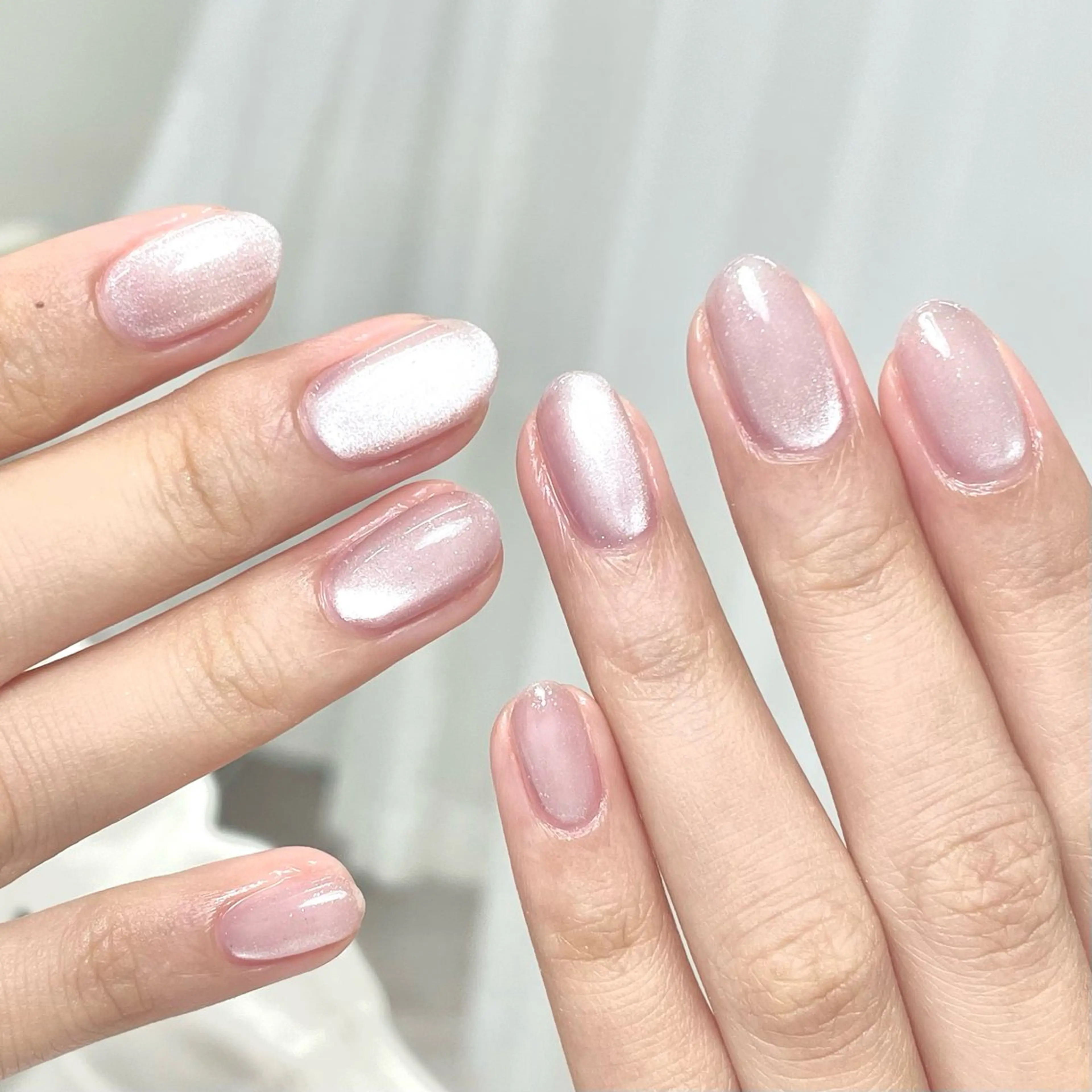 ネイル マグネットネイル 夏 目のネイルデザイン