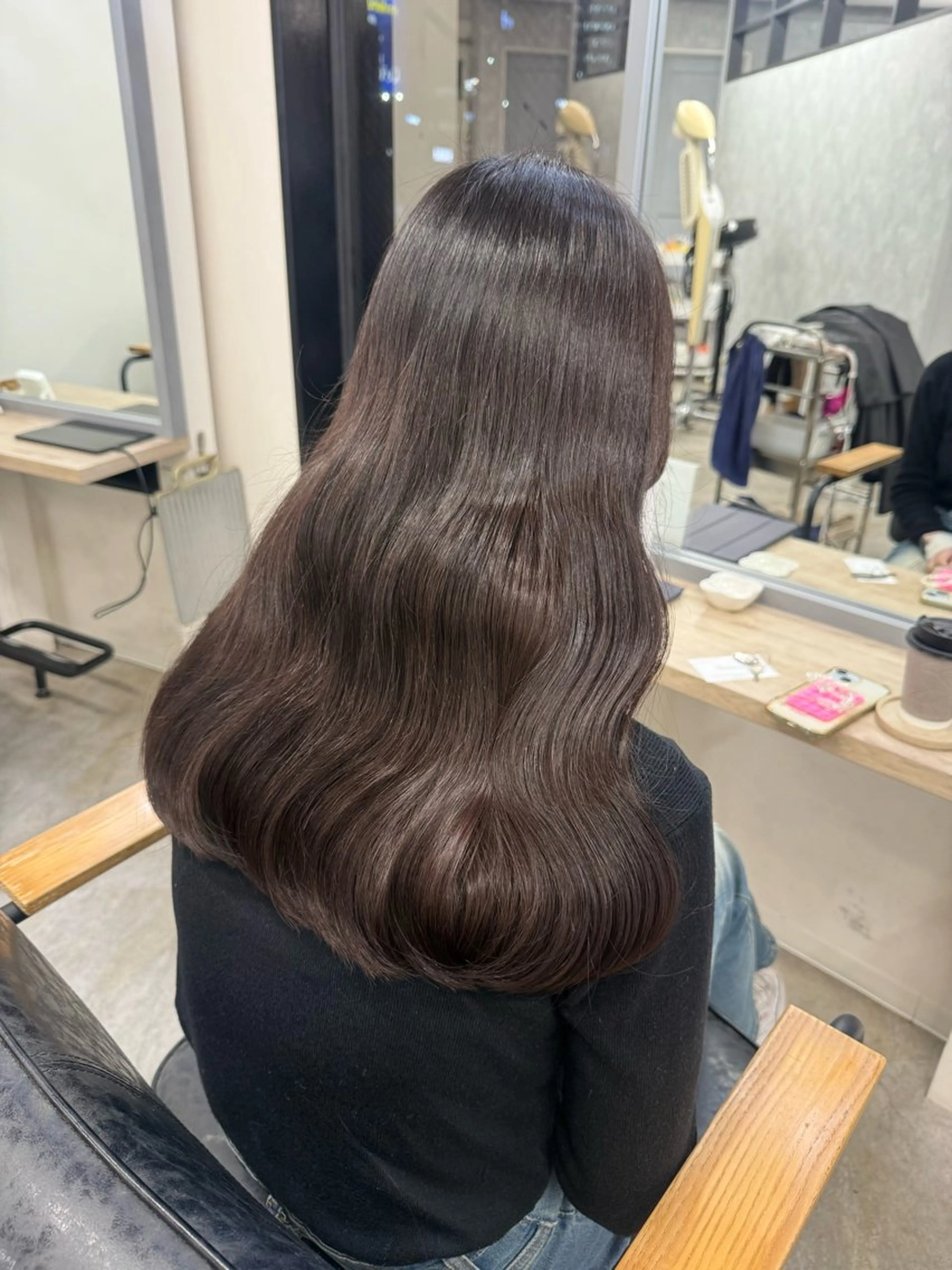 ロング カラー ヘアアレンジ カット ヘアカラー himawari♡ 柔らかいカラーのヘアスタイル