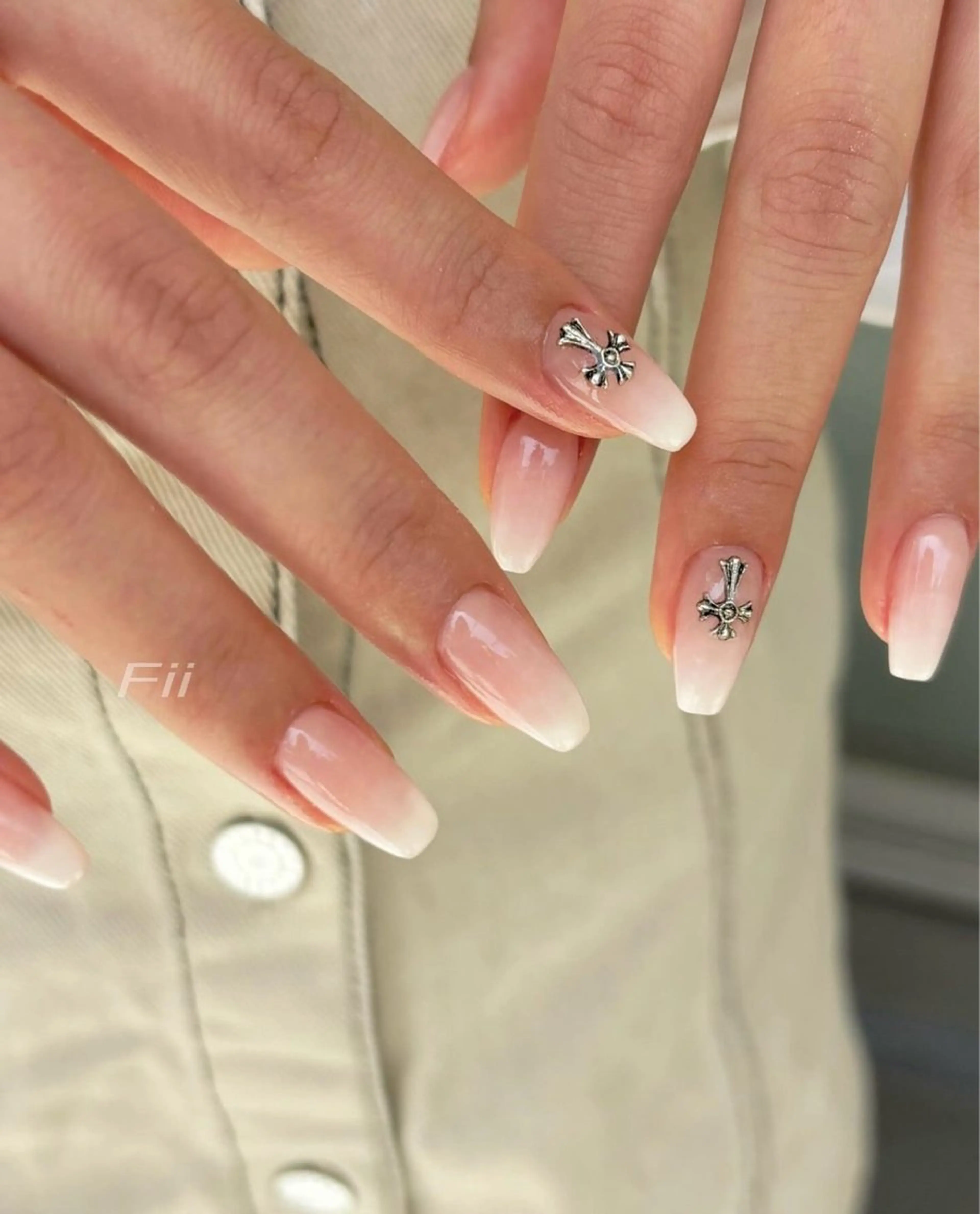 ネイル ハンドネイル 𝐅𝐢𝐢【本町/ ネイル】Miho💜のネイルデザイン