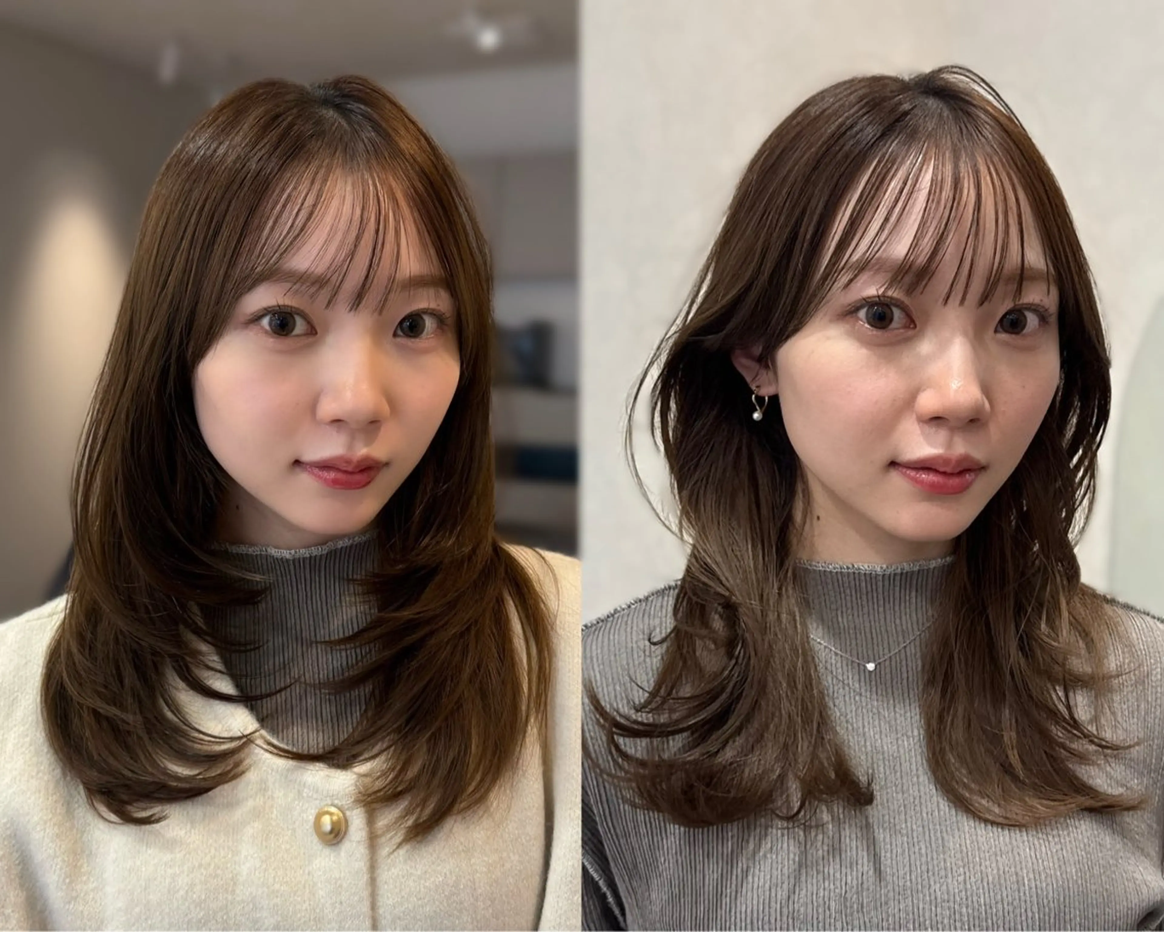 ミディアム カット トリートメント être by comme Matisse所属・髪質改善／レイヤー /Yuto.Araiのヘアスタイル