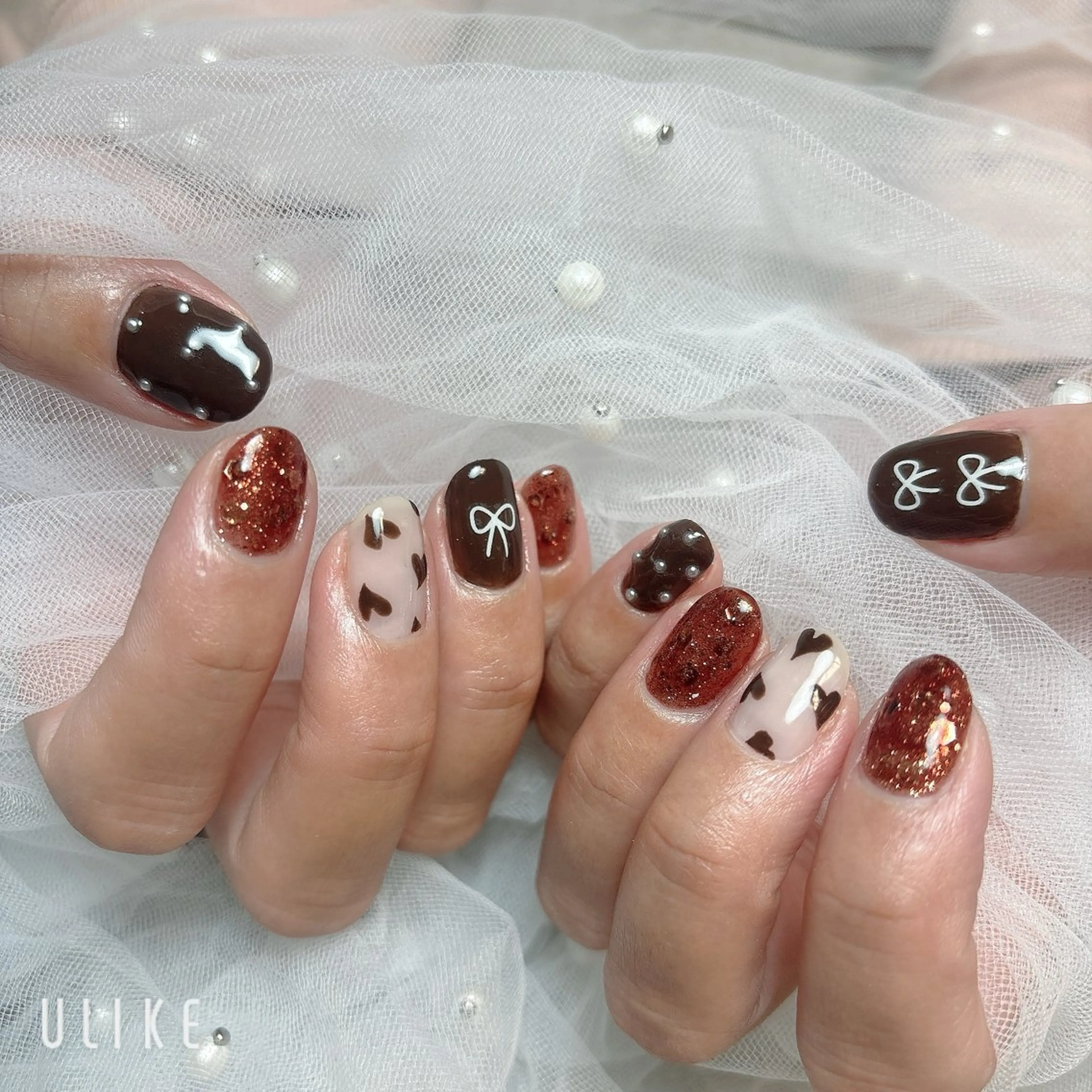 ネイル アートネイル シンプルネイル ハンドネイル San＆Lily madokaのネイルデザイン