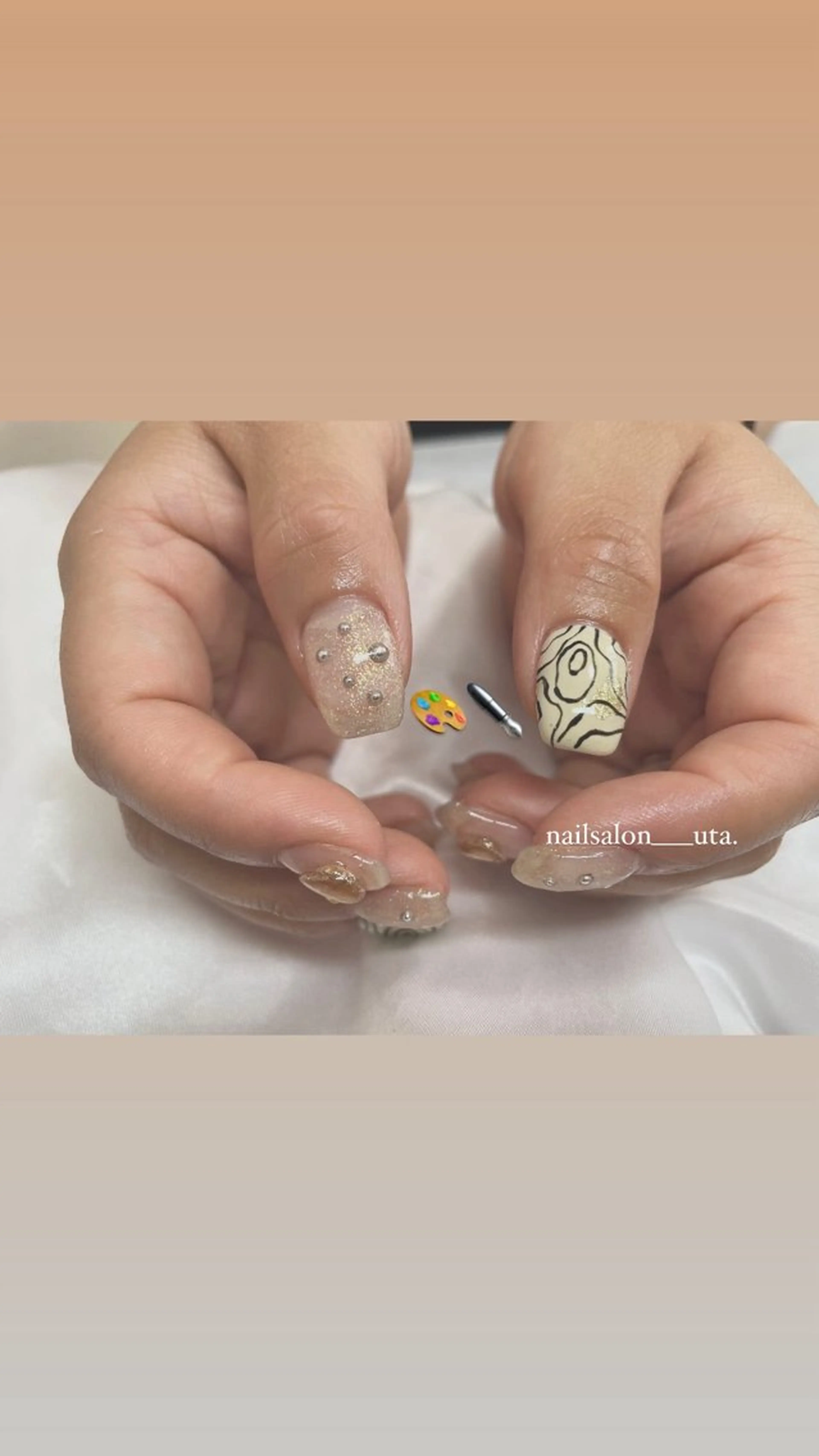 ネイル アートネイル 宮當 絵里果のネイルデザイン