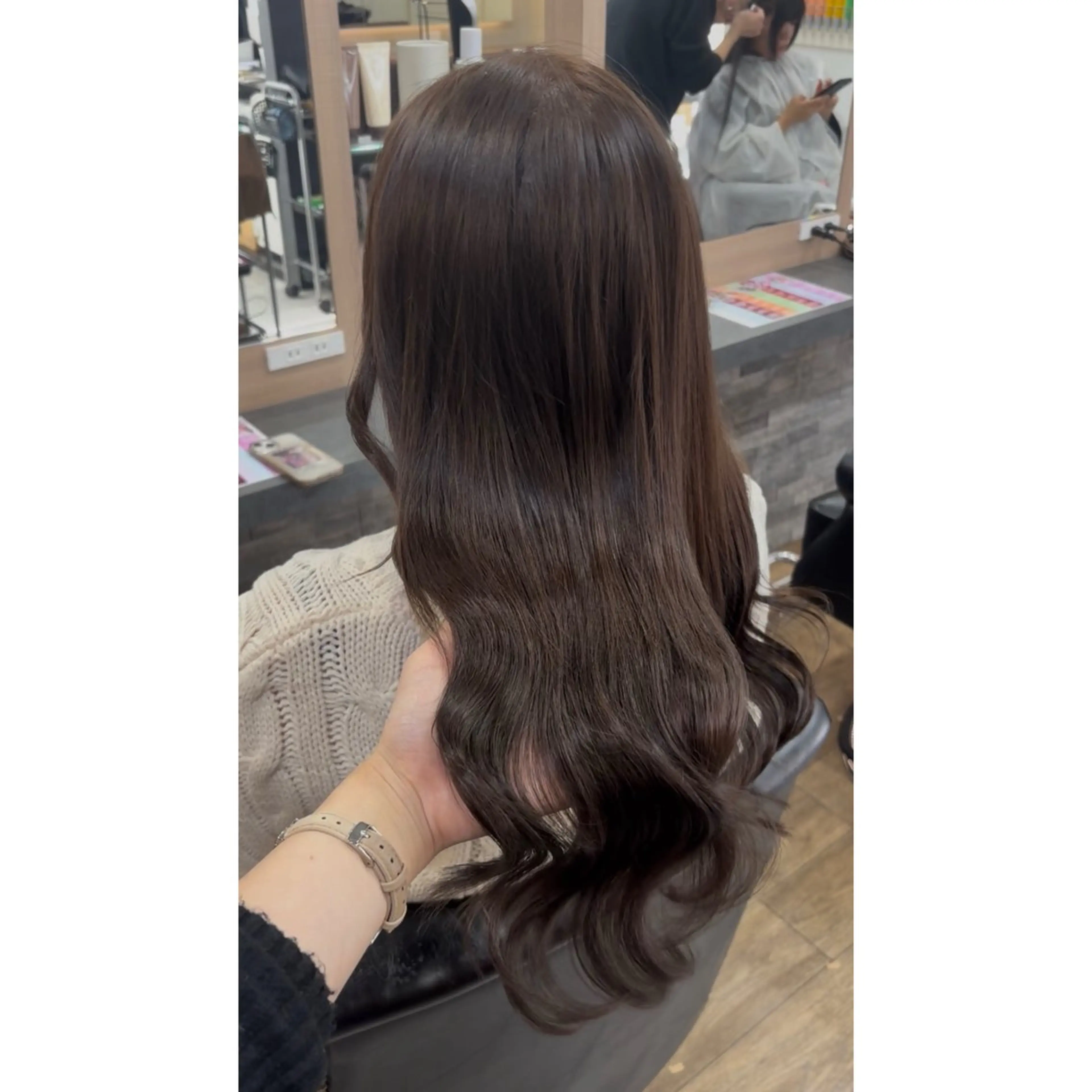 ロング ボブ エクステ 髪質改善 レイヤーカット ロング エクステ 横浜/エクステ特化× 艶カラー/あいかのヘアスタイル