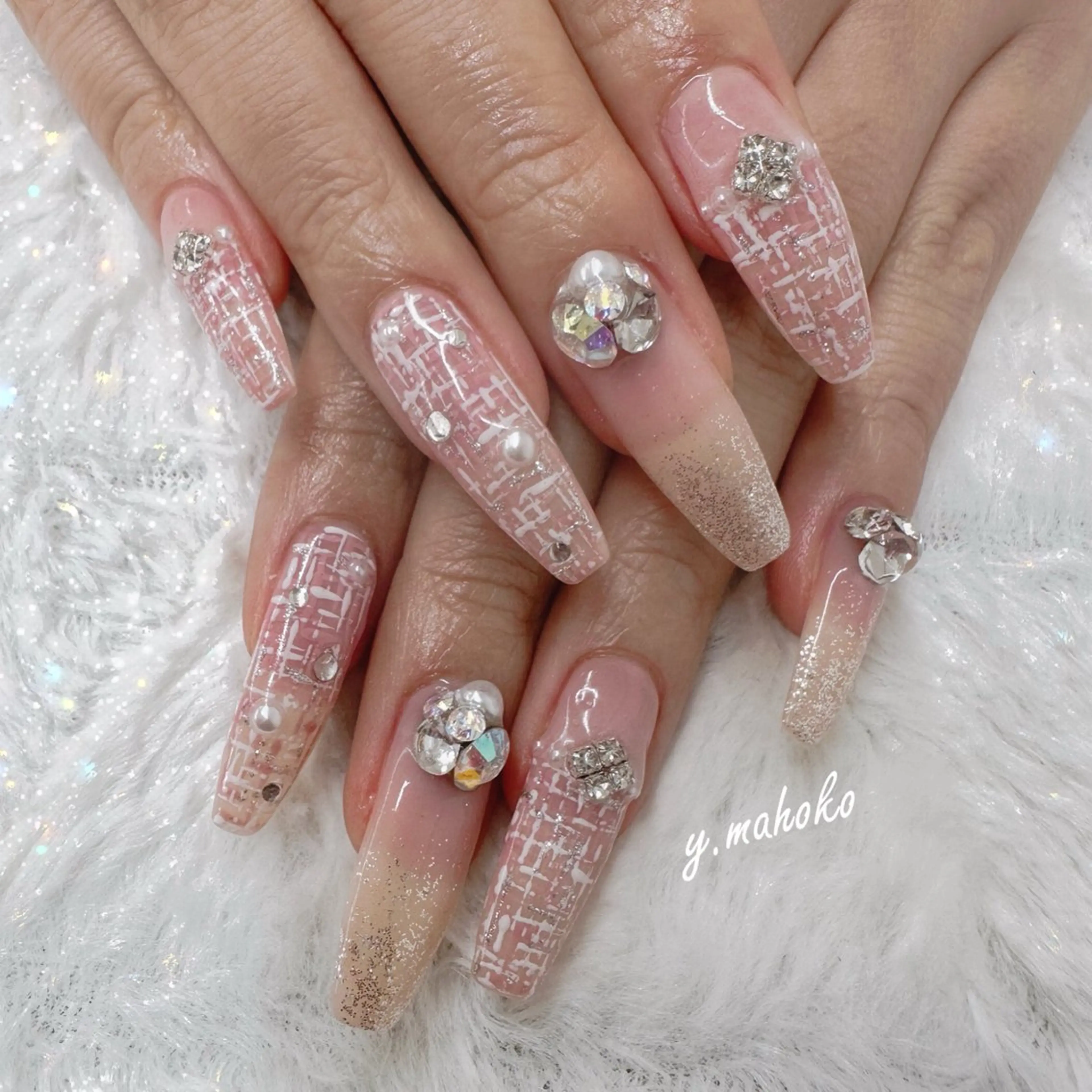 ネイル ハンドネイル She nail studio 原宿所属・パラジェル有/ スカルプ/mahoのネイルデザイン