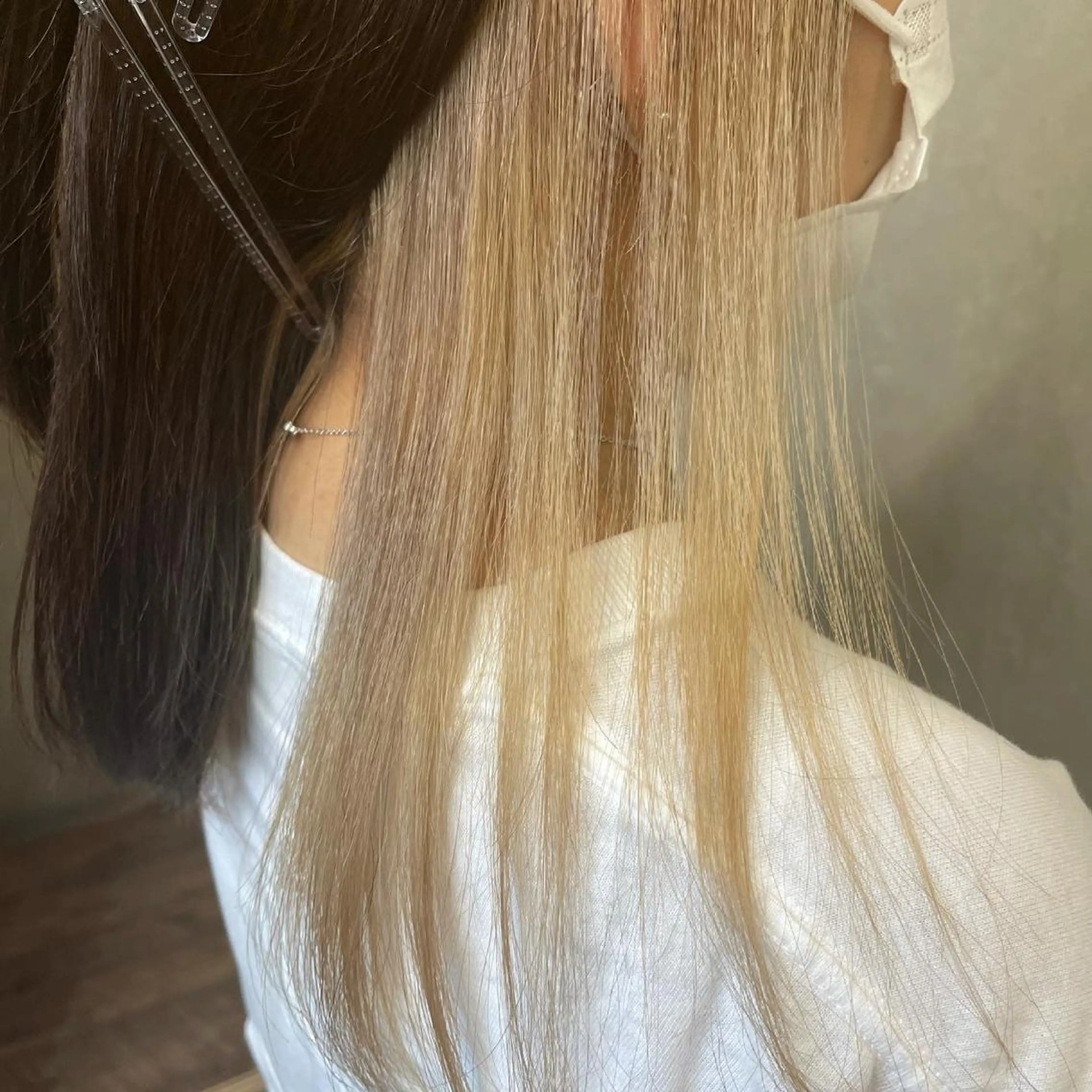 ミディアム パーマ ダブルカラー /まつ毛パーマ🎀のヘアスタイル