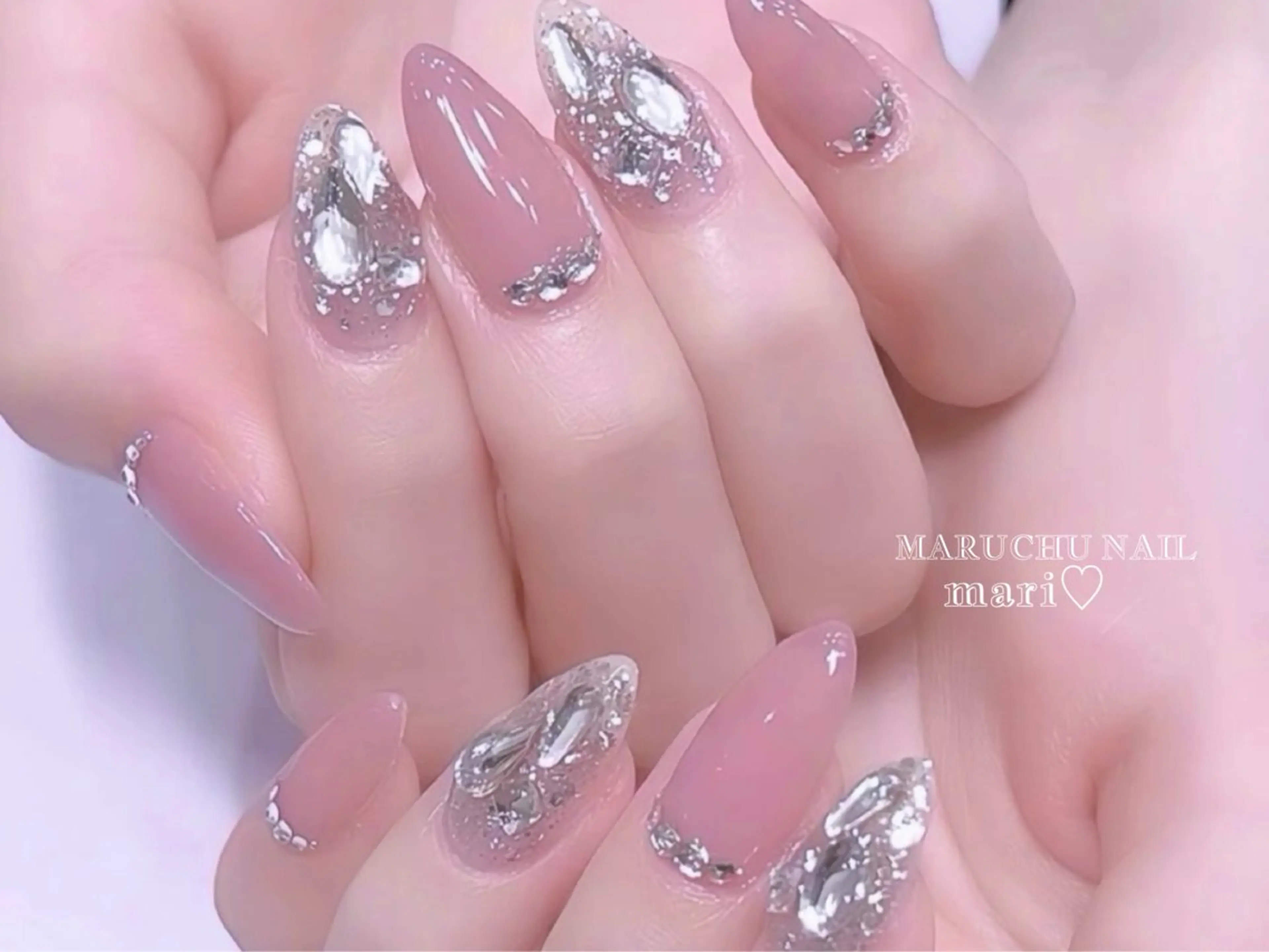 ネイル 持ち込み ワンカラーネイル 🦋✨ MARIKO✨🦋のネイルデザイン