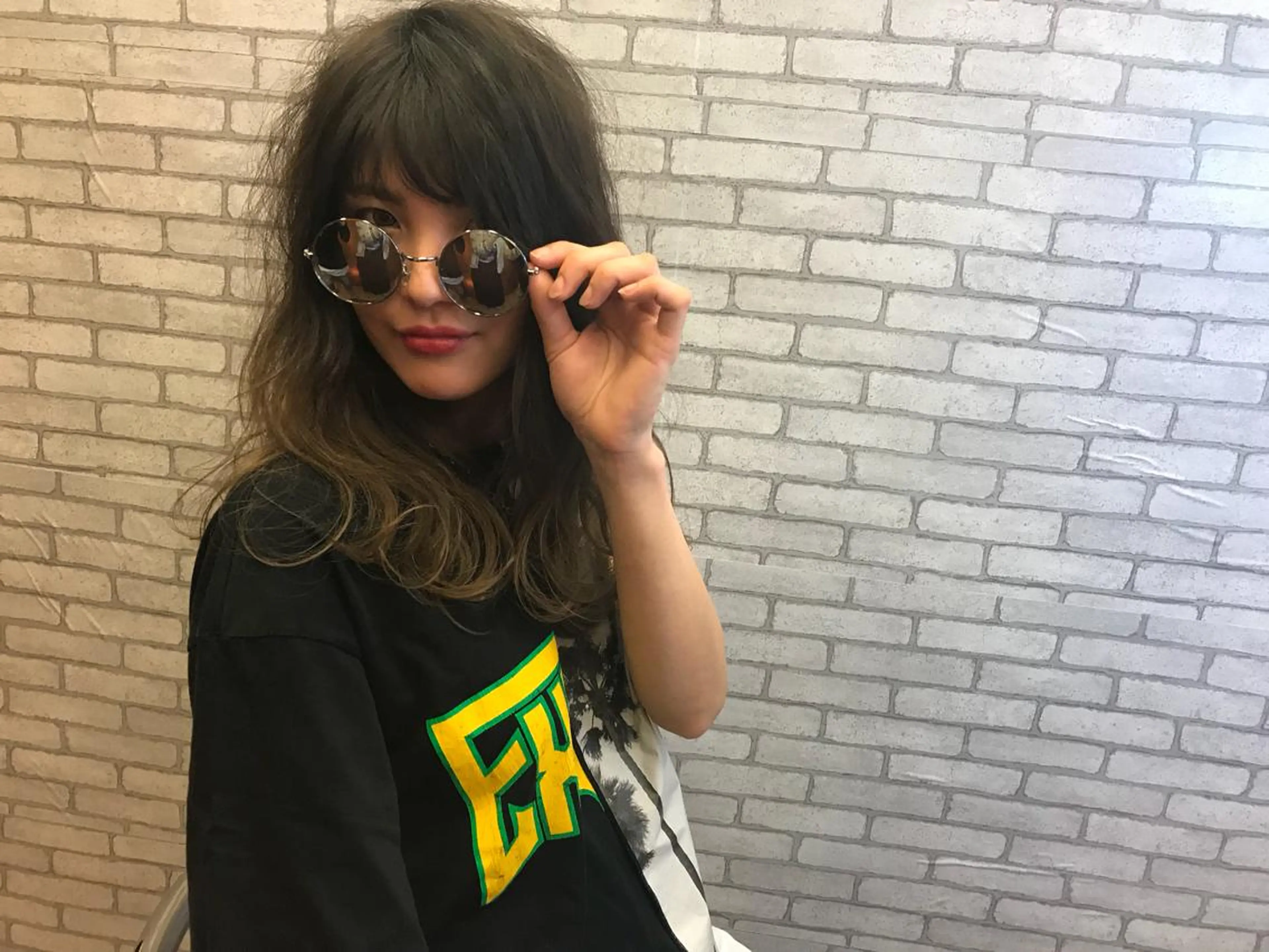 ロング カラー MIZUKI🫧ྀི 韓国ヘアAFLOATのヘアスタイル