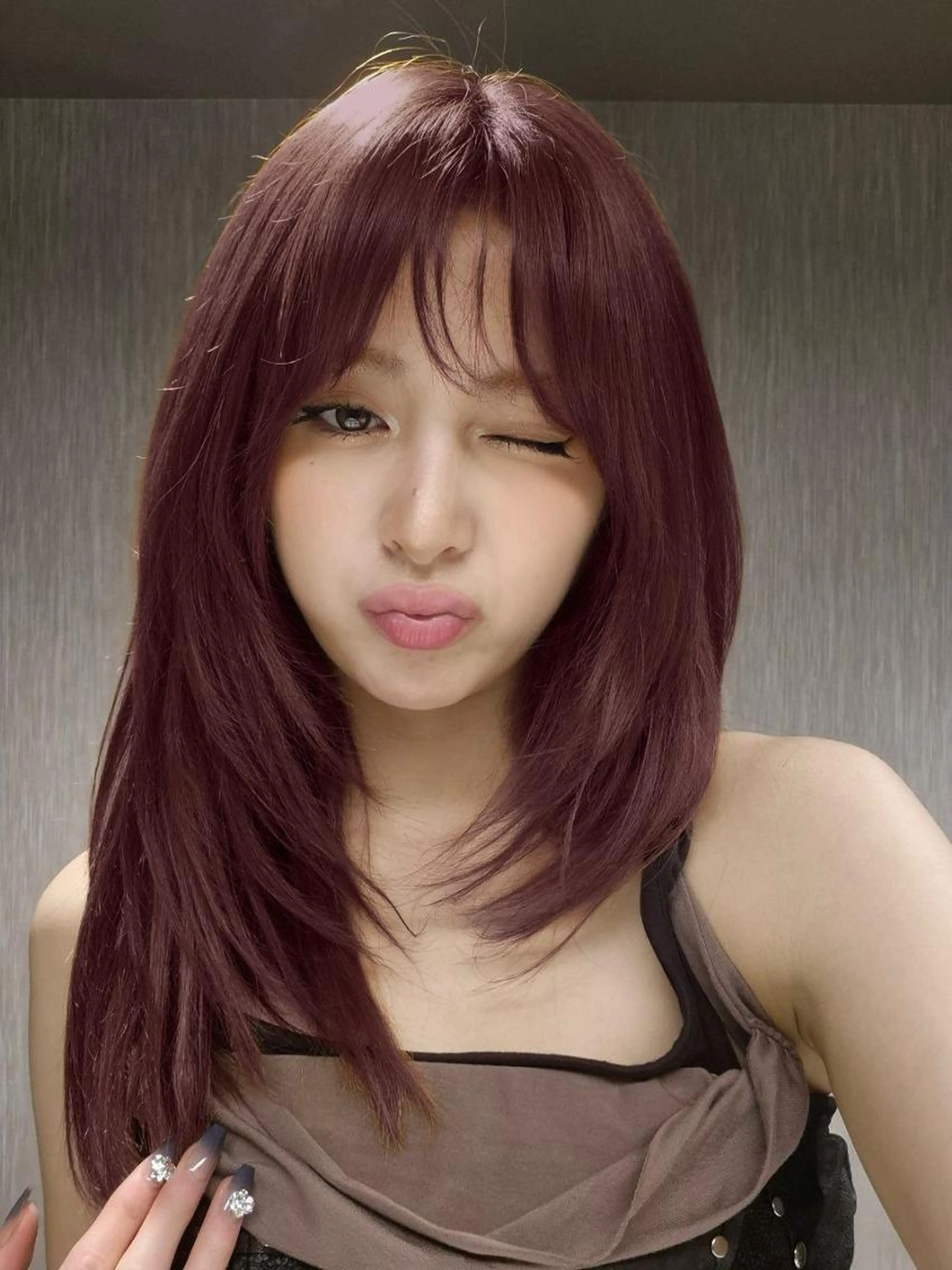 【🥀秋SALE🥀】韓国トレンドのレイヤーカット➕艶感ある暖色カラー➕オリジナルトリートメント🥀🤍の写真