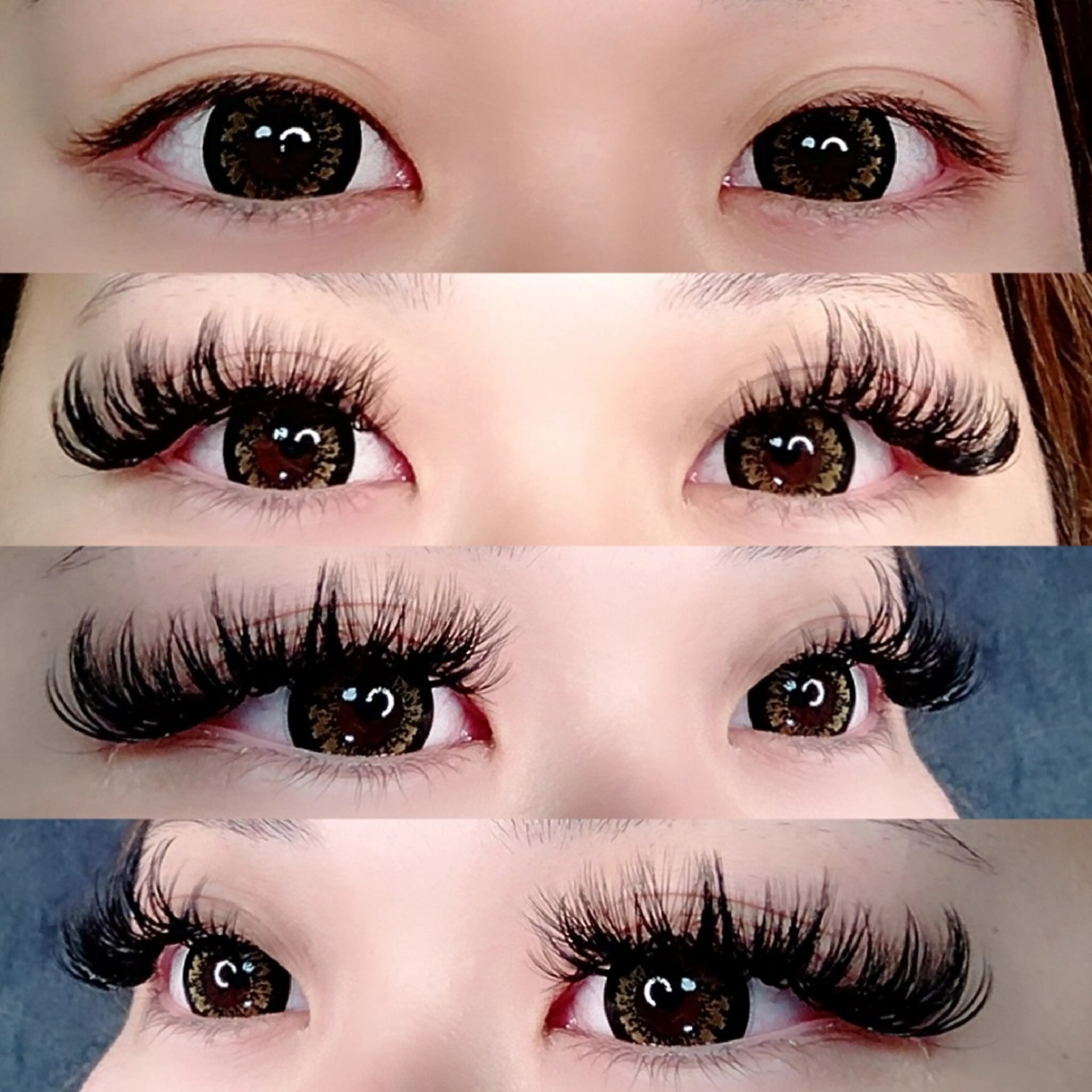 マツエク・マツパ 付け放題 ボリュームラッシュ linda ABEのマツエク・マツパデザイン