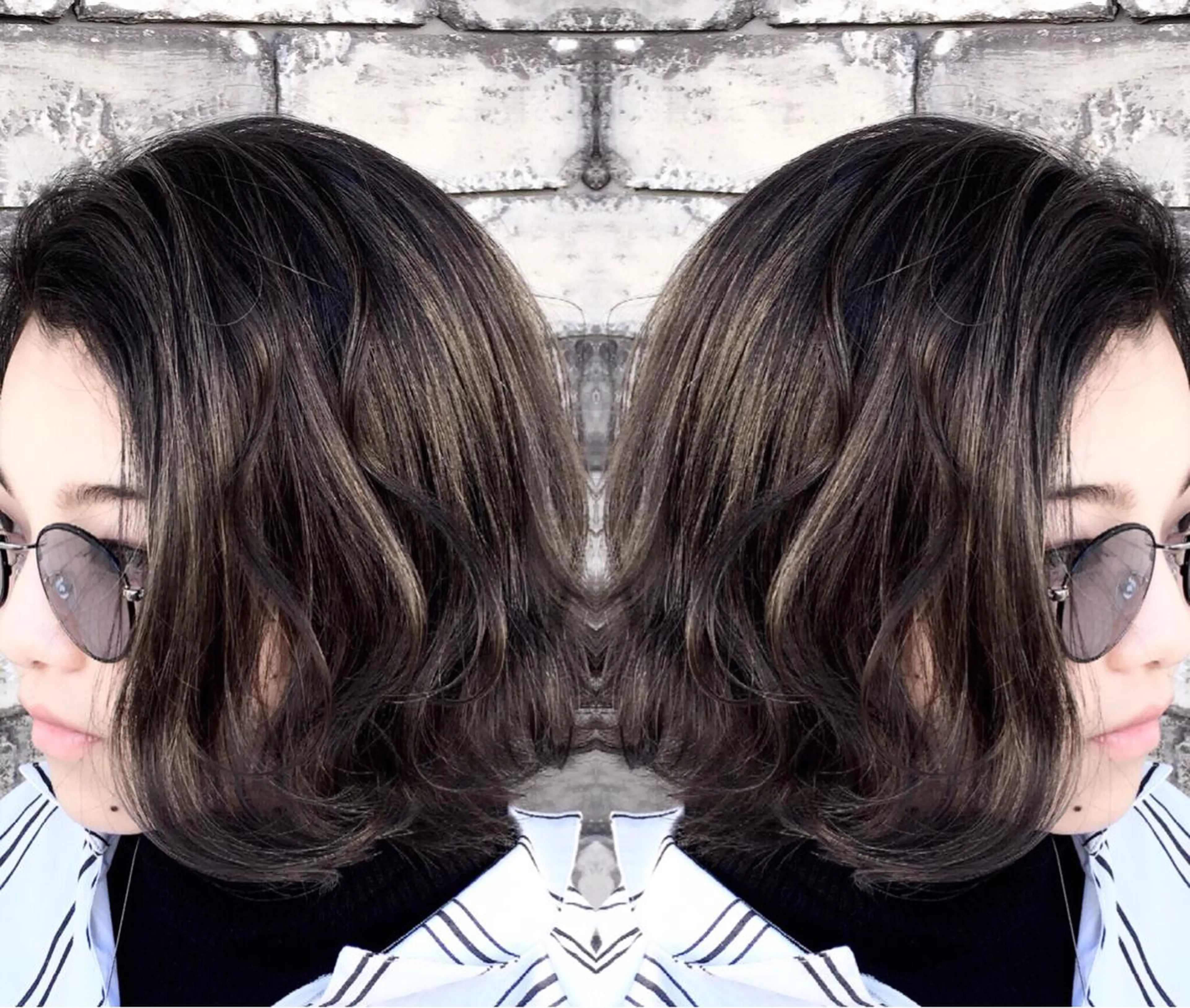 ショート 切りっぱなしボブ 3Dハイライト ボブ 外国人風カラー ハイライト ヘアカラー トリートメント ヘアセット ❤️千葉県代表❤️ 店長❤️柿本翔一朗のヘアスタイル