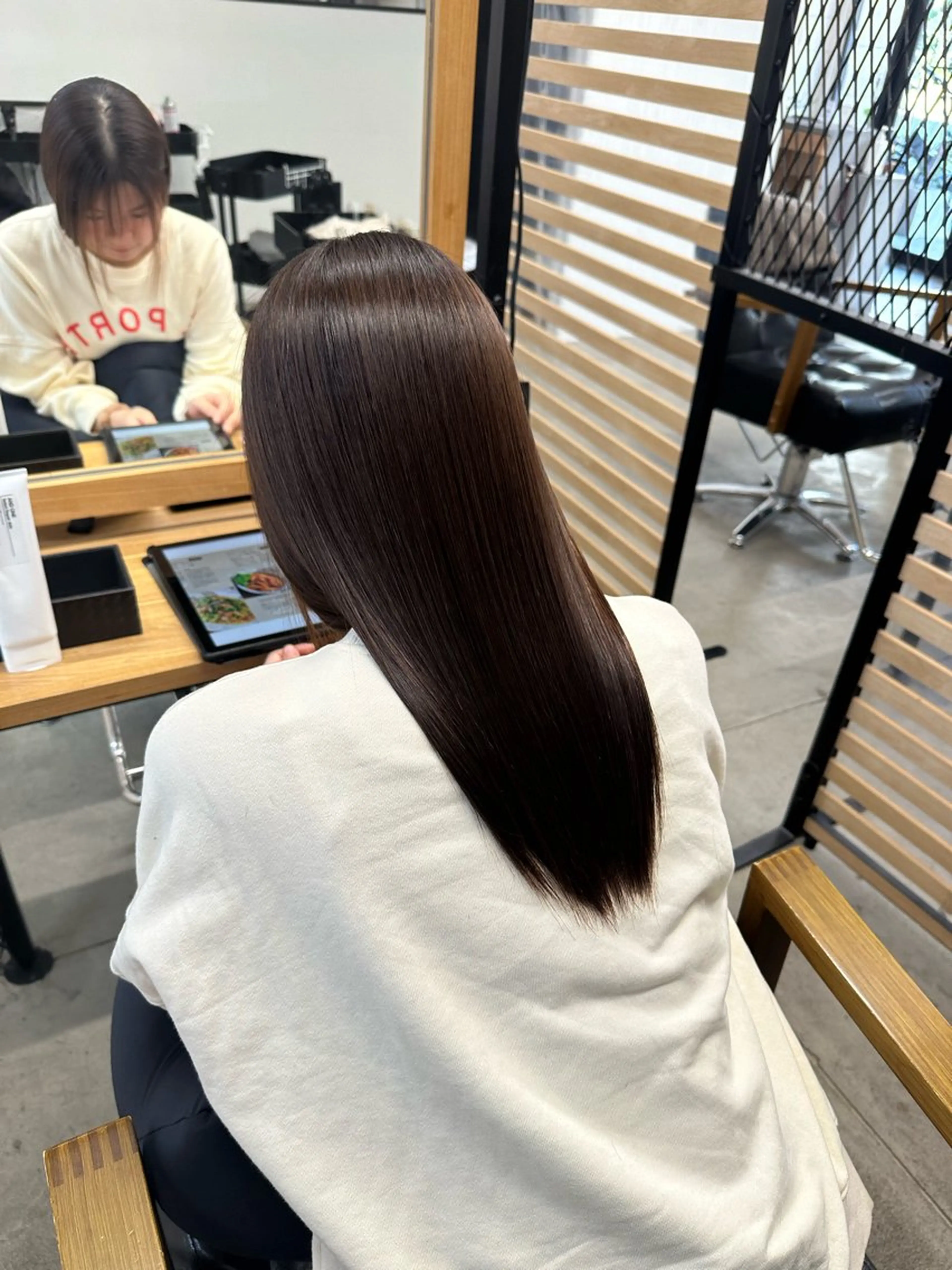 セミロング 髪質改善 トリートメント ひろし/髪質改善/ 縮毛矯正/上品✨のヘアスタイル