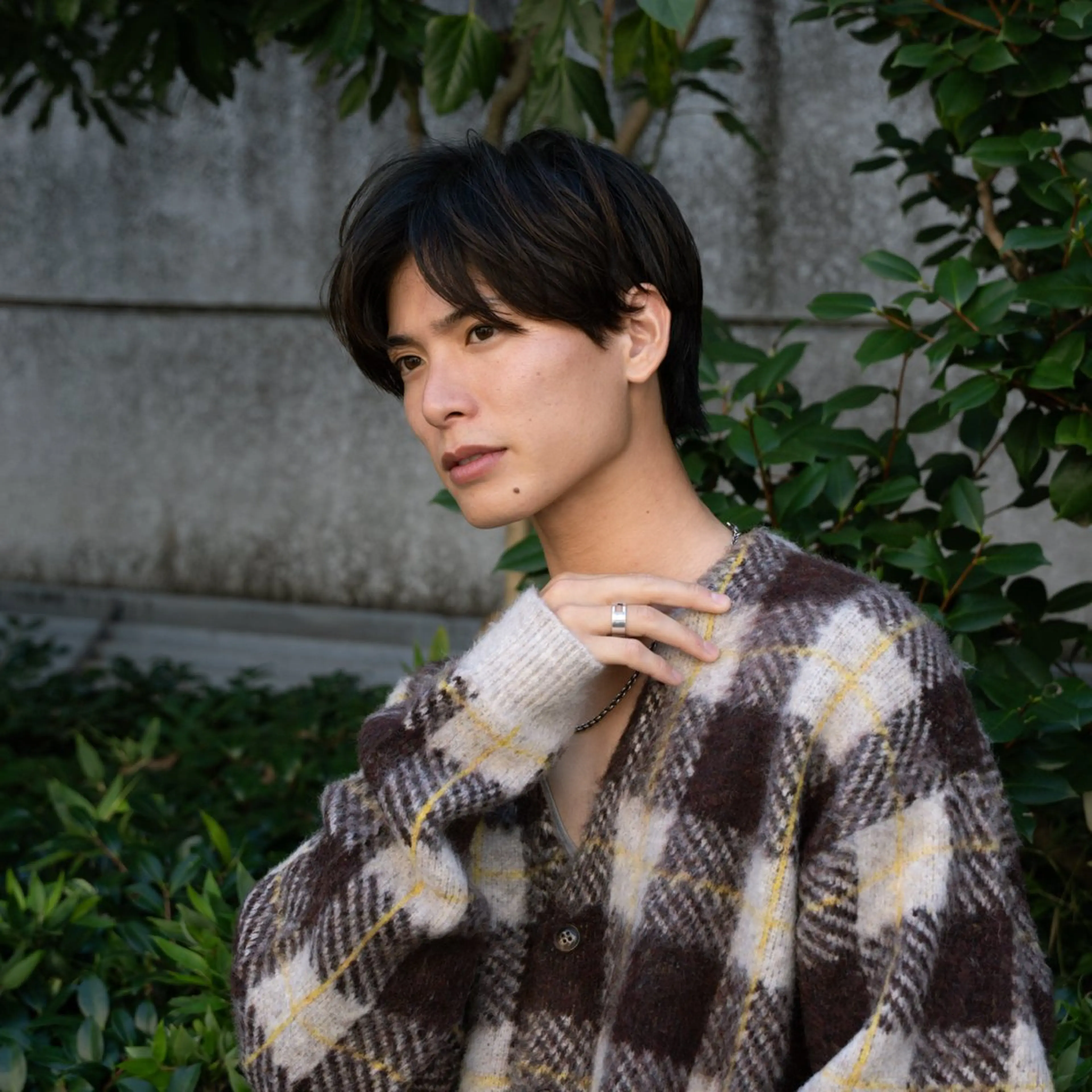 ショート メンズ カット スパイキーショート パーマ　具志堅　太志のヘアスタイル