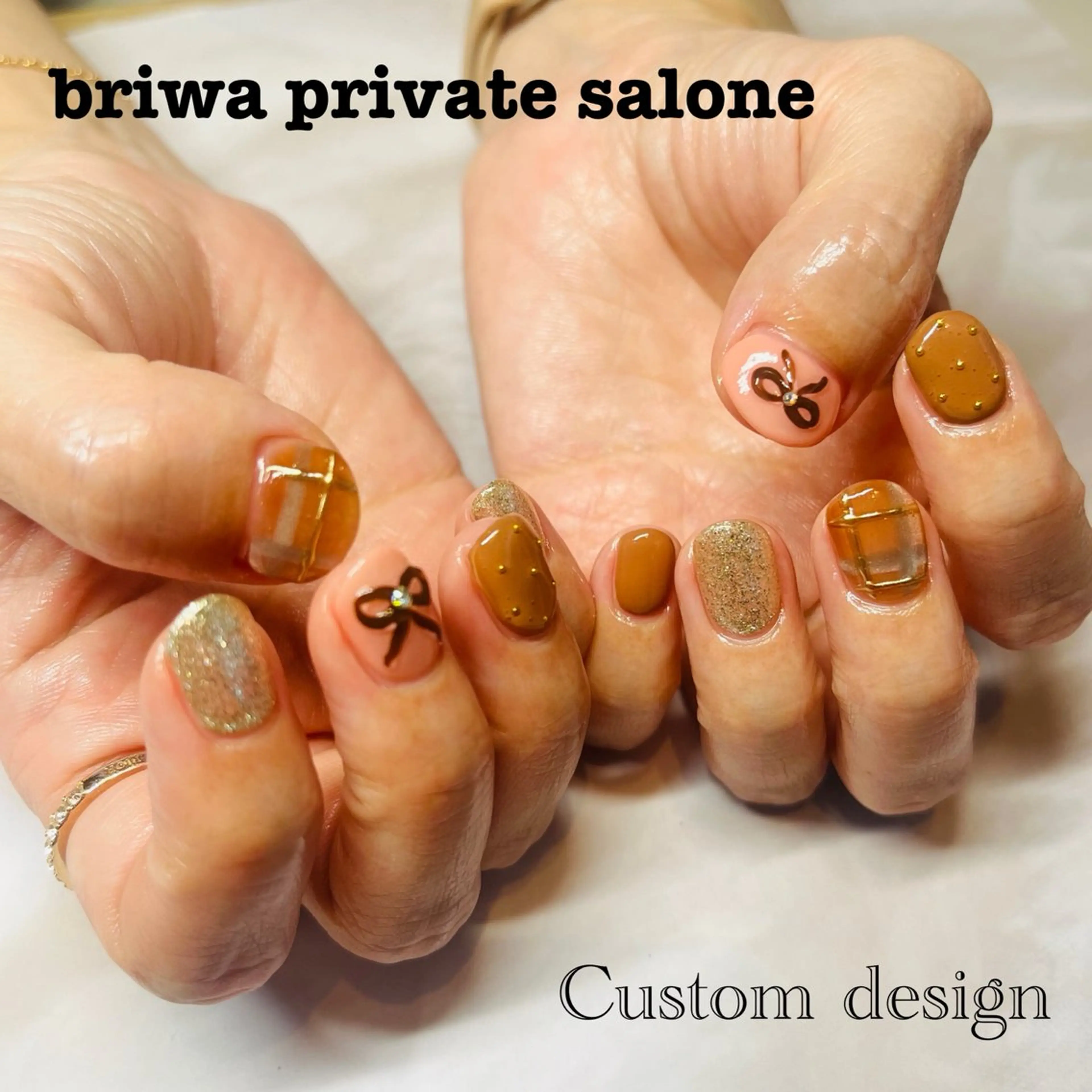 パラジェル使用　【オフあり】お持込みデザインの写真