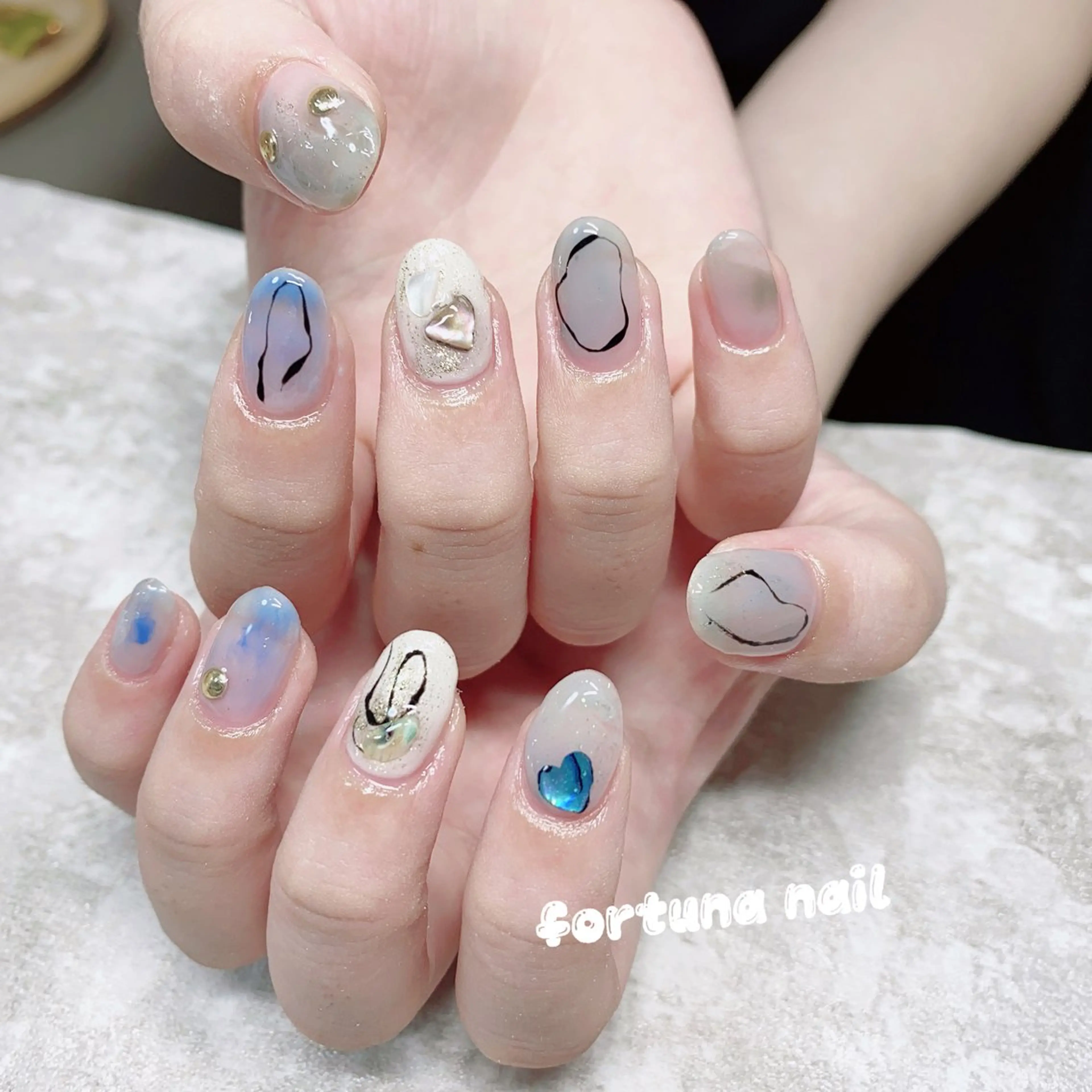 ネイル ハンドネイル ハンドケア Nail •Head スパFortunaのネイルデザイン