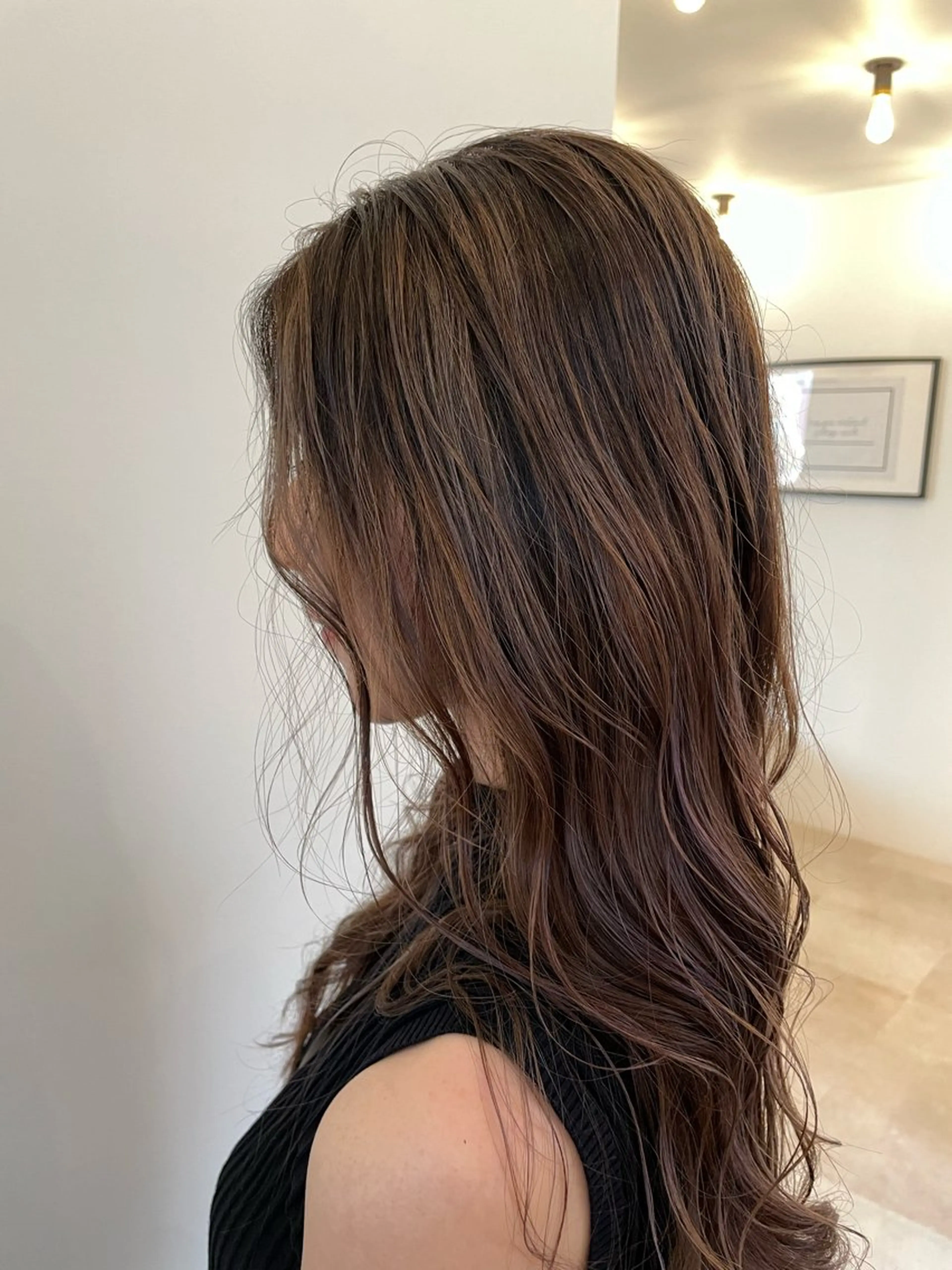 ロング カラー デザインカラー カット ヘアカラー La fith hair fun 池袋店【ラフィスヘアーファン】所属・🦋透明感カラー/レ イヤー/ruru🦋のヘアスタイル