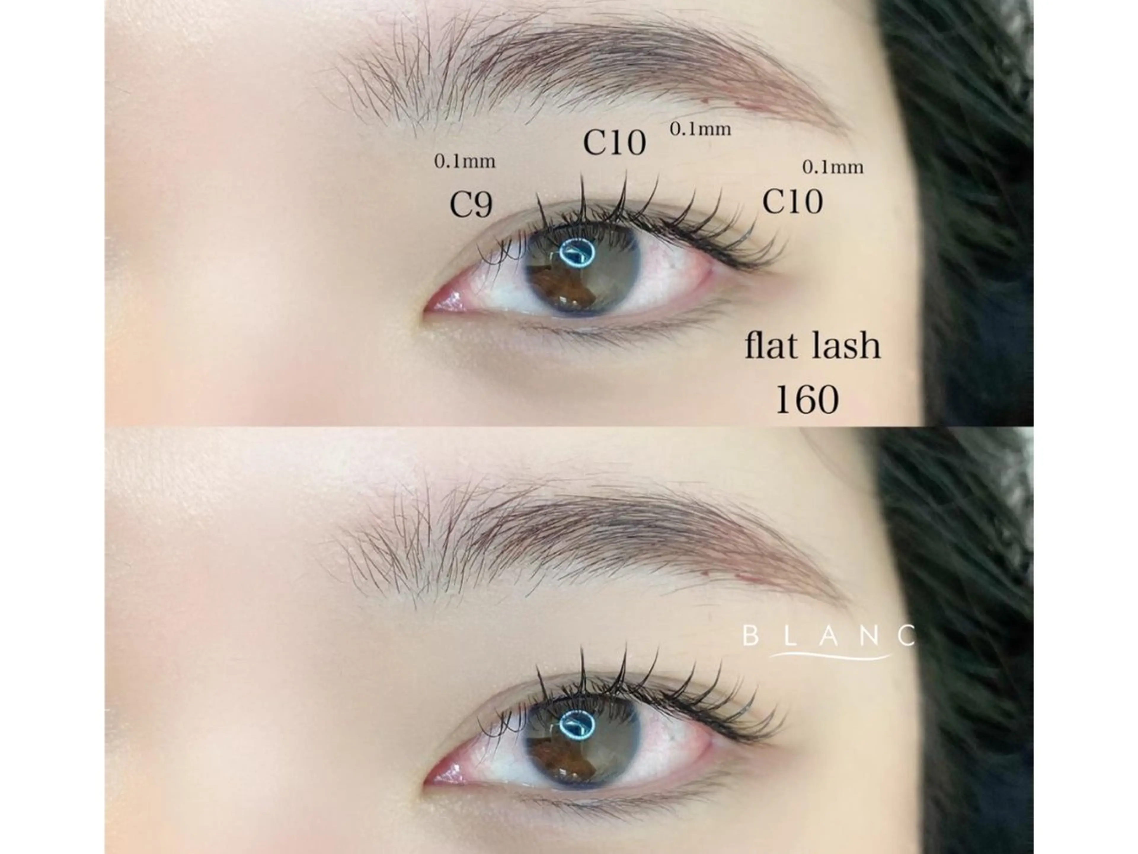 マツエク・マツパ Eyelash Salon Blanc～まつげエクステと眉の専門美容室～磐田店所属・加治 早都紀のマツエク・マツパデザイン