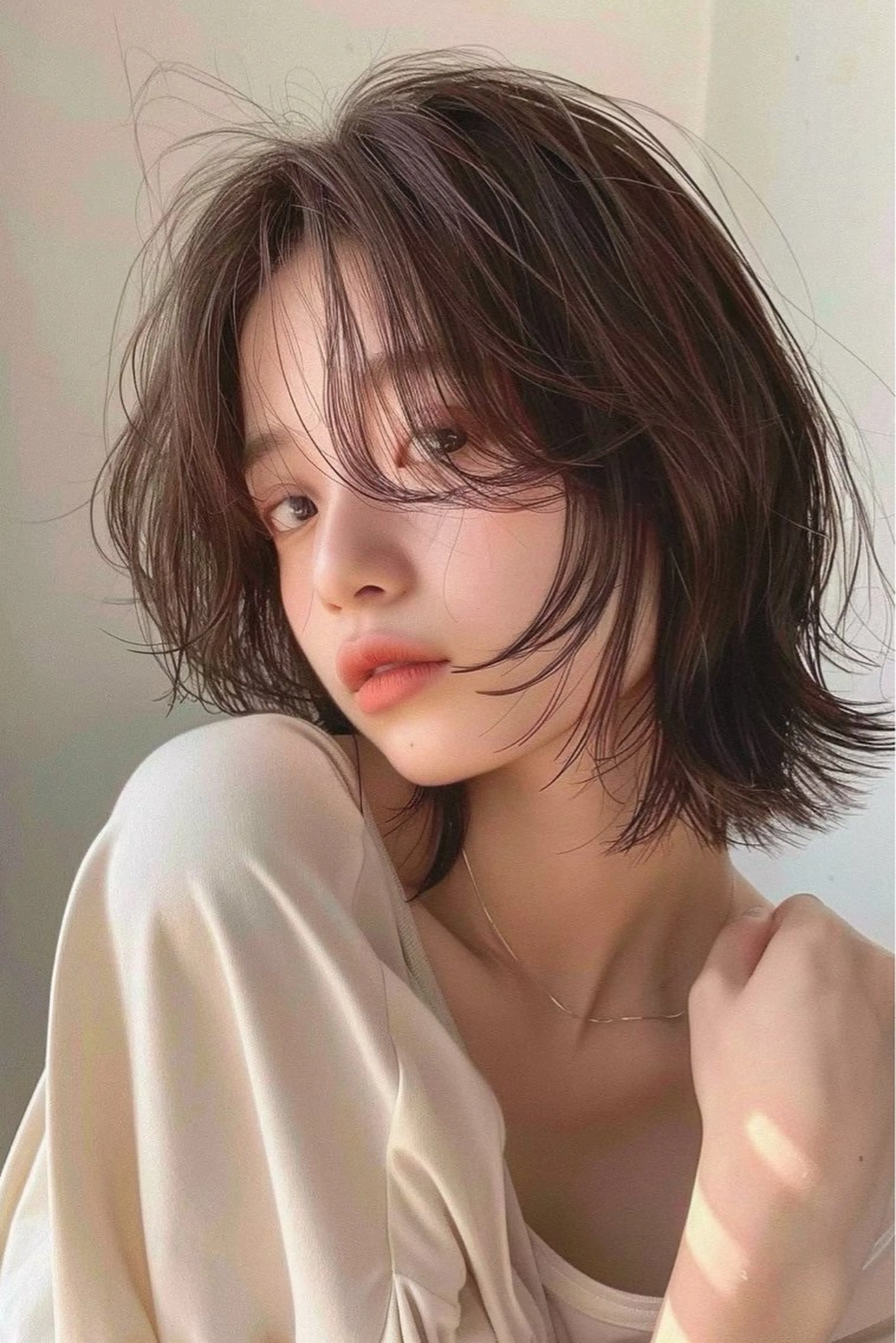 ショート カット ヘアカラー トリートメント 最新ケアカラー 髪質改善YUTOのヘアスタイル