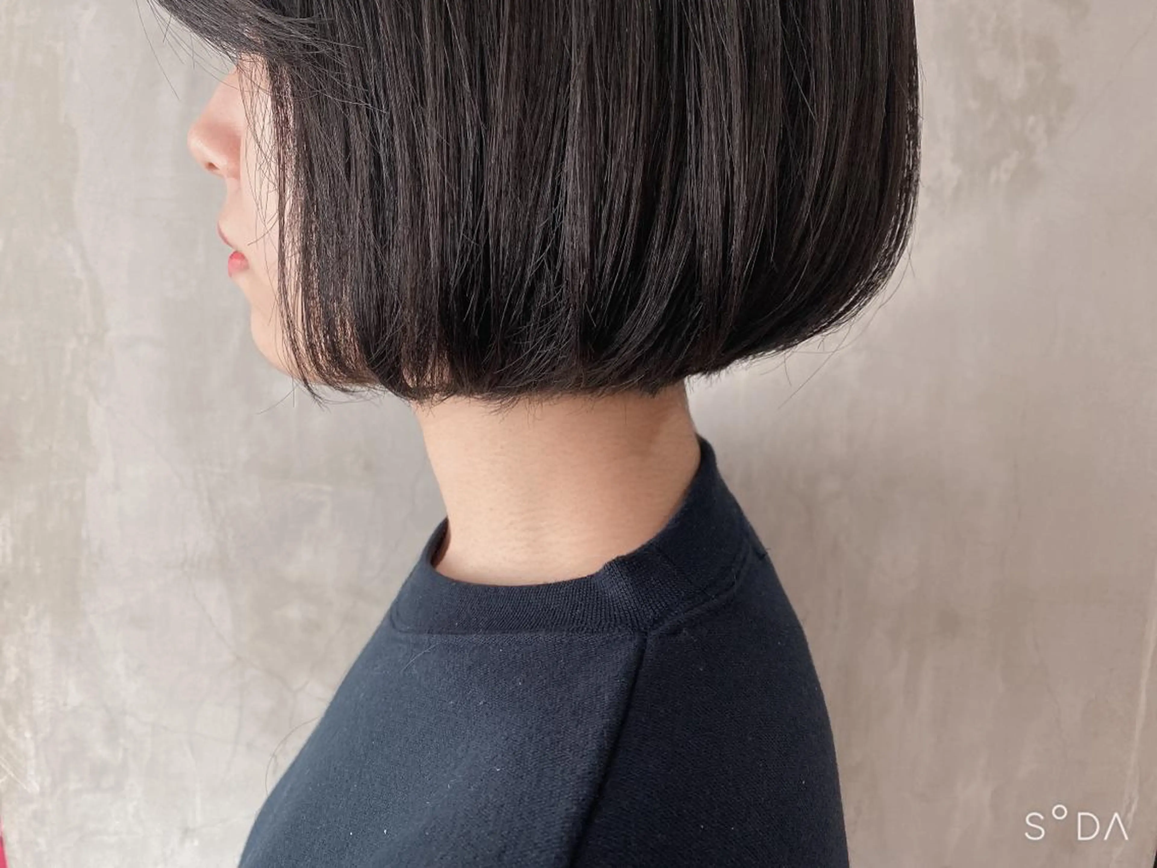 ショート カラー ヘアアレンジ 切りっぱなしボブ ボブ stylist/蛯谷 珠里のヘアスタイル