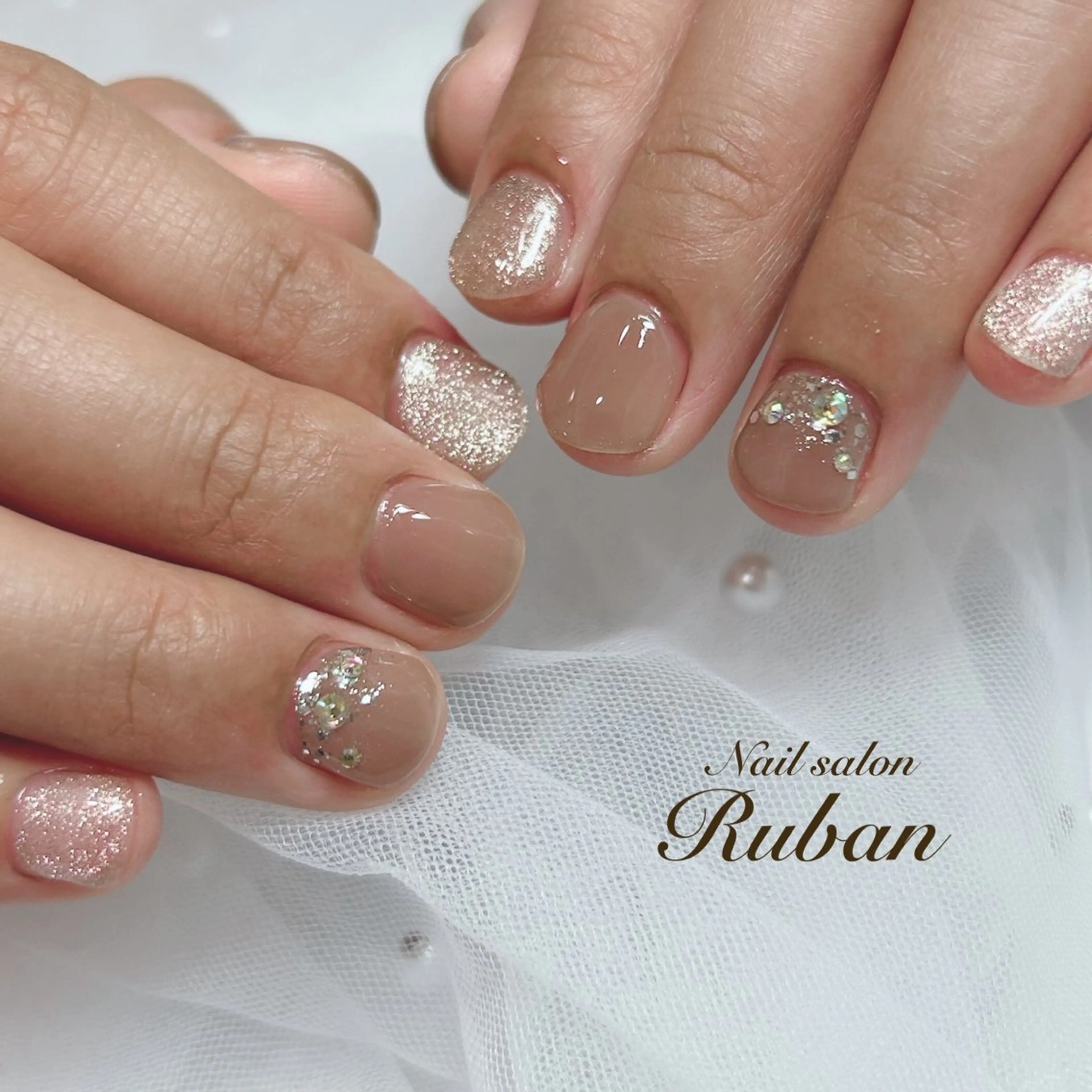 ネイル マグネットネイル オフィスネイル Nail salon Ruban所属・Nail salon Rubanのネイルデザイン