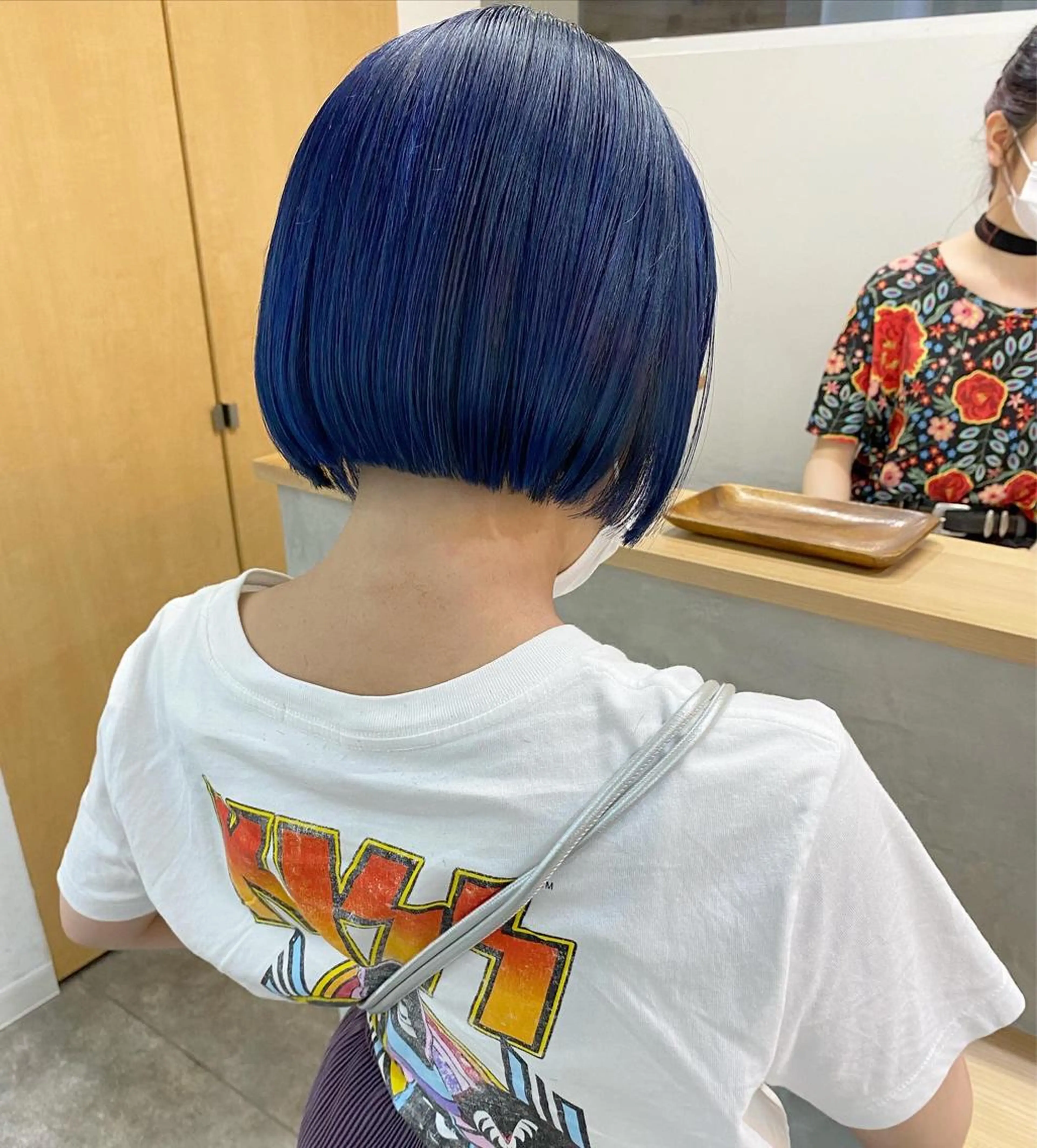 ショート ヘアカラー トリートメント 森貴裕/ベージュ/ パーマ/オリーブのヘアスタイル