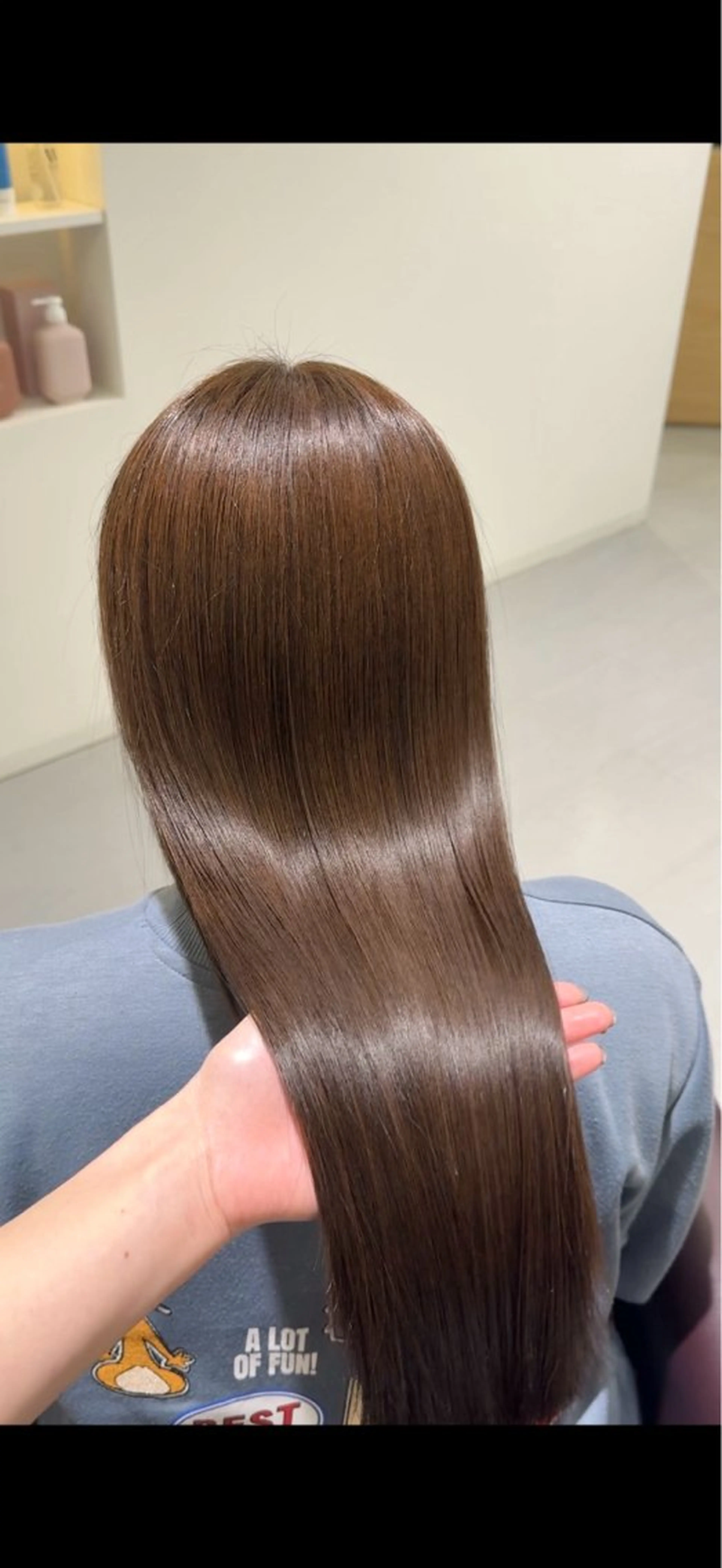 ロング カット ヘアカラー トリートメント ️🫧透明感カラー& 髪質改善🎀いさきのヘアスタイル