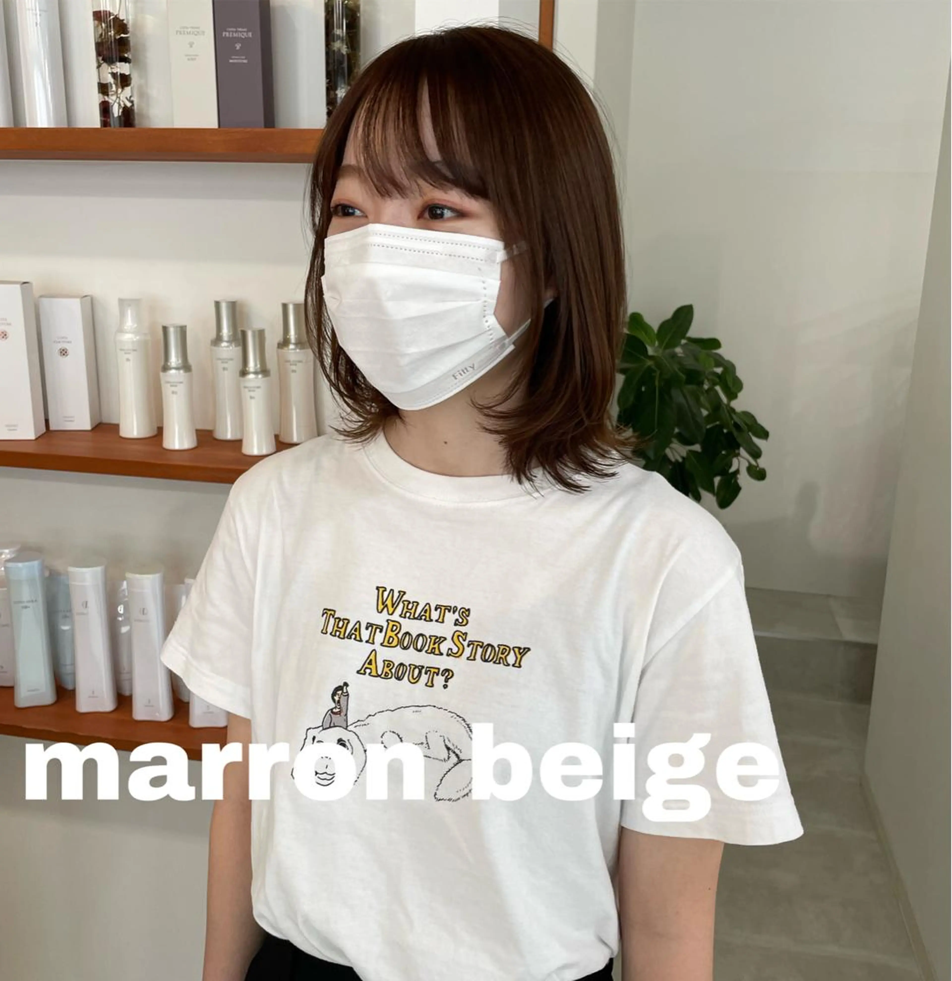 セミロング 🤍似合わせパーマ 奥田沙耶🫧のヘアスタイル