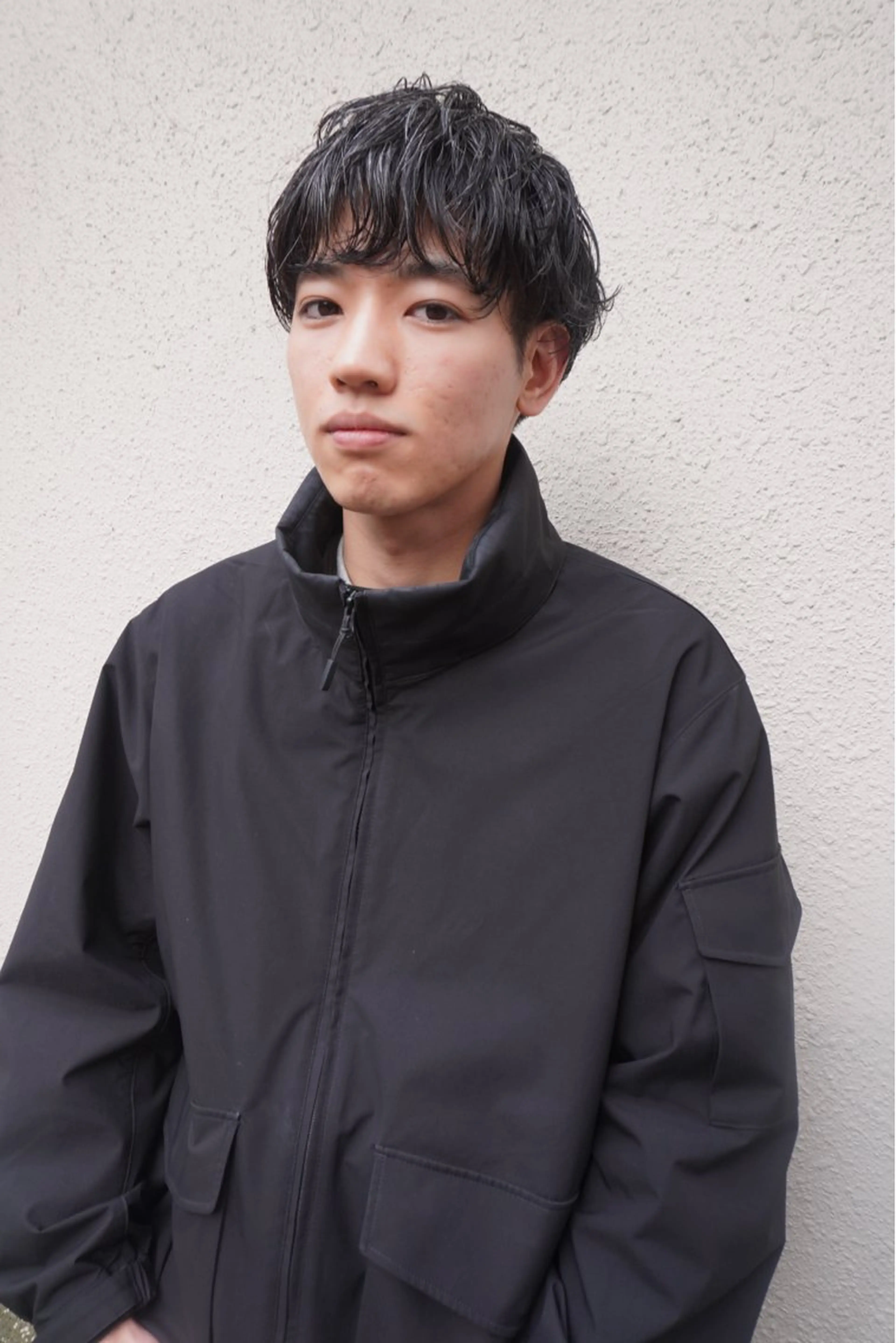 ショート パーマ メンズ パーマ KENSHIN パーマモデル募集のヘアスタイル