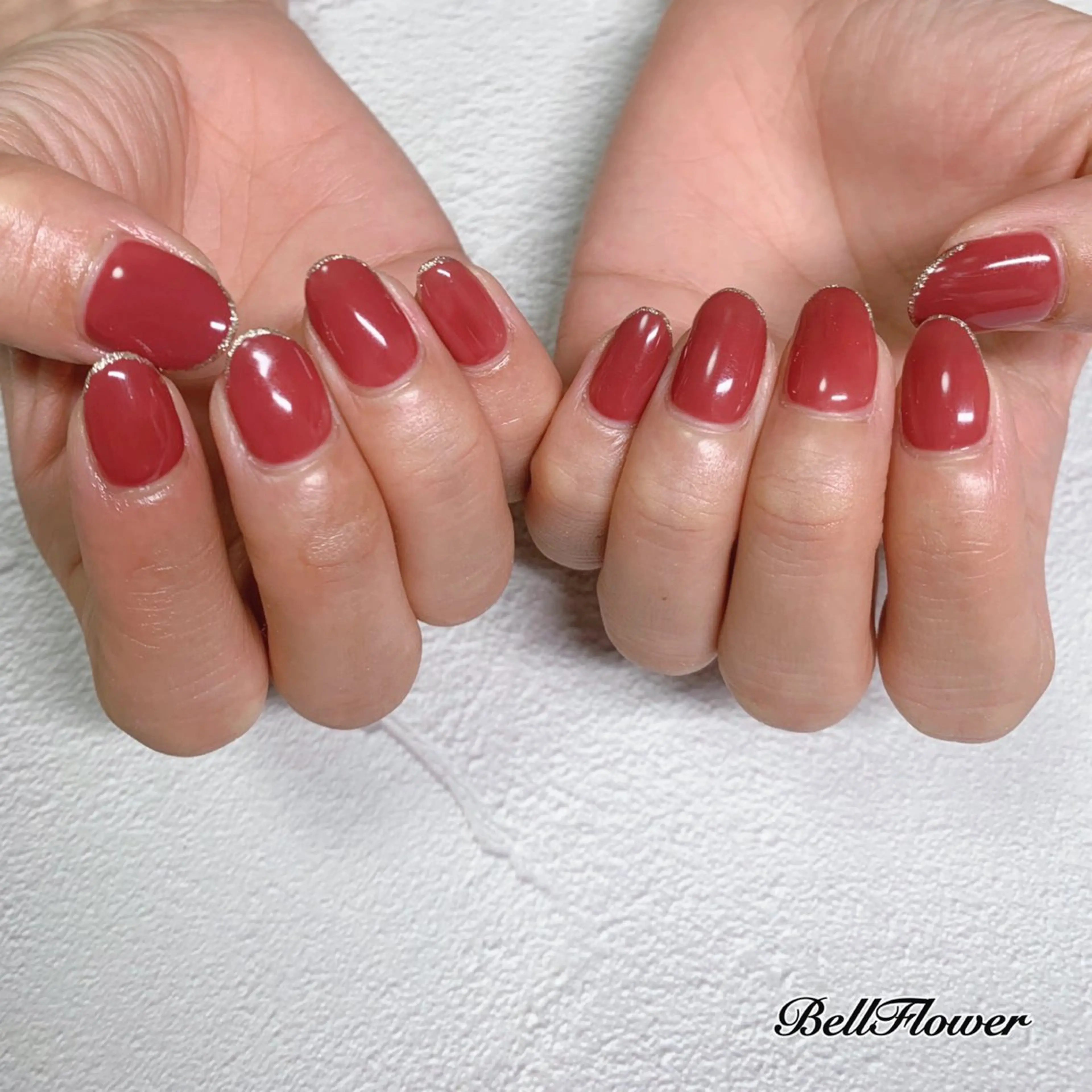 ネイル ハンドネイル Bell Flowerのネイルデザイン