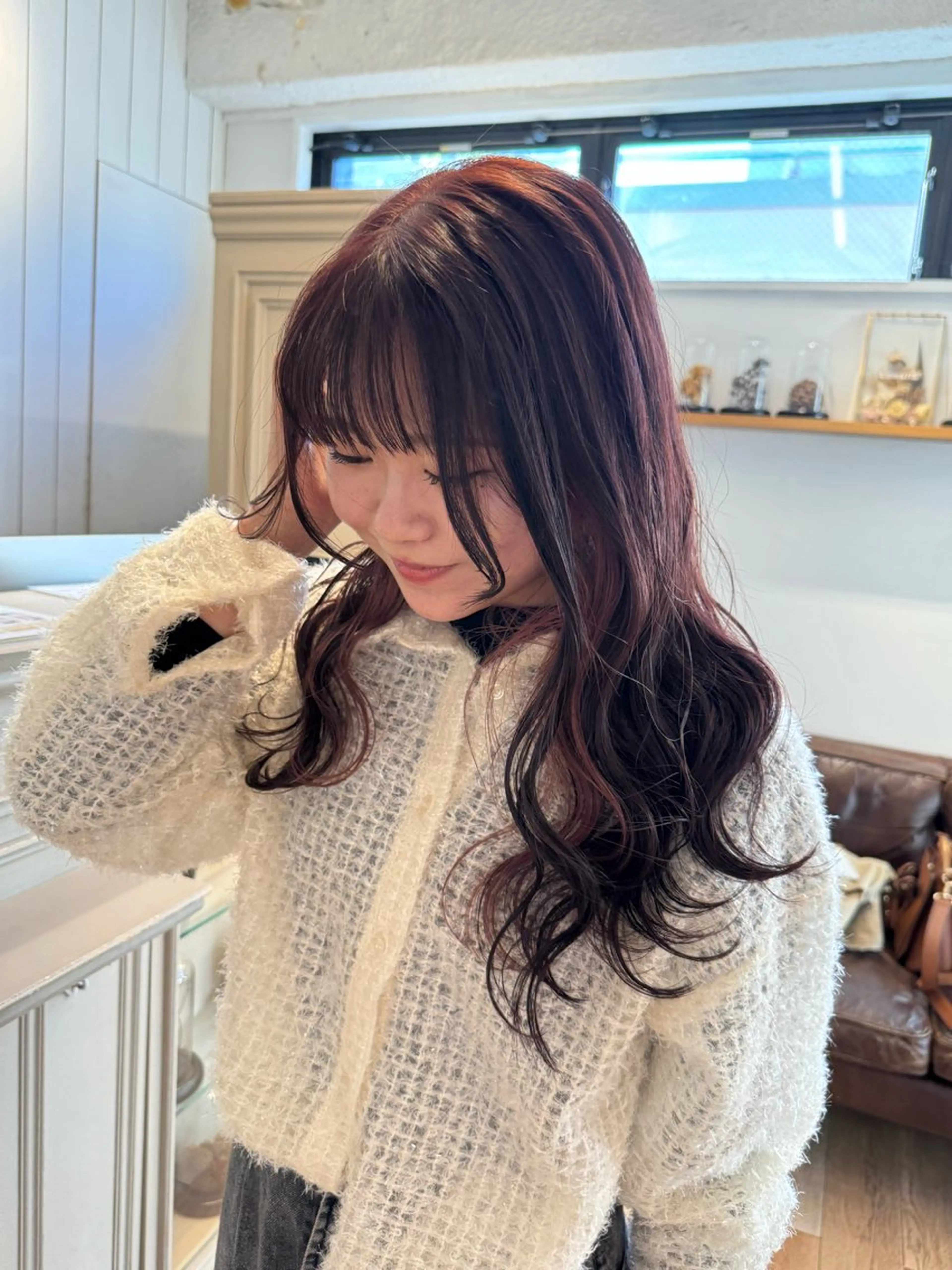 ロング カラー ブリーチ 透明感カラー レイヤーカット ヘアカラー トリートメント 艶カラー 🤍🫧/makoのヘアスタイル