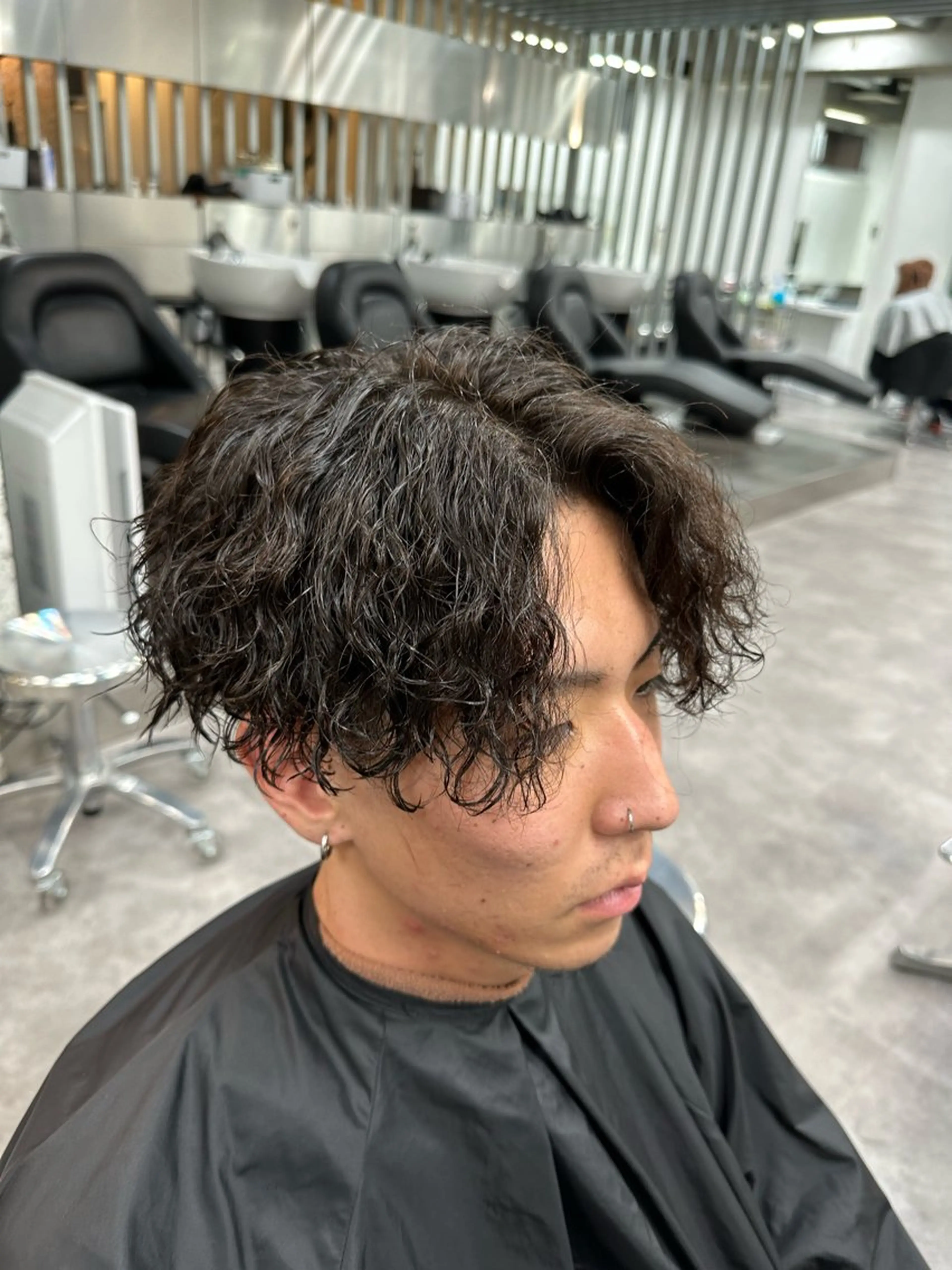 パーマ 【メンズパーマ】比嘉 啓人のヘアスタイル