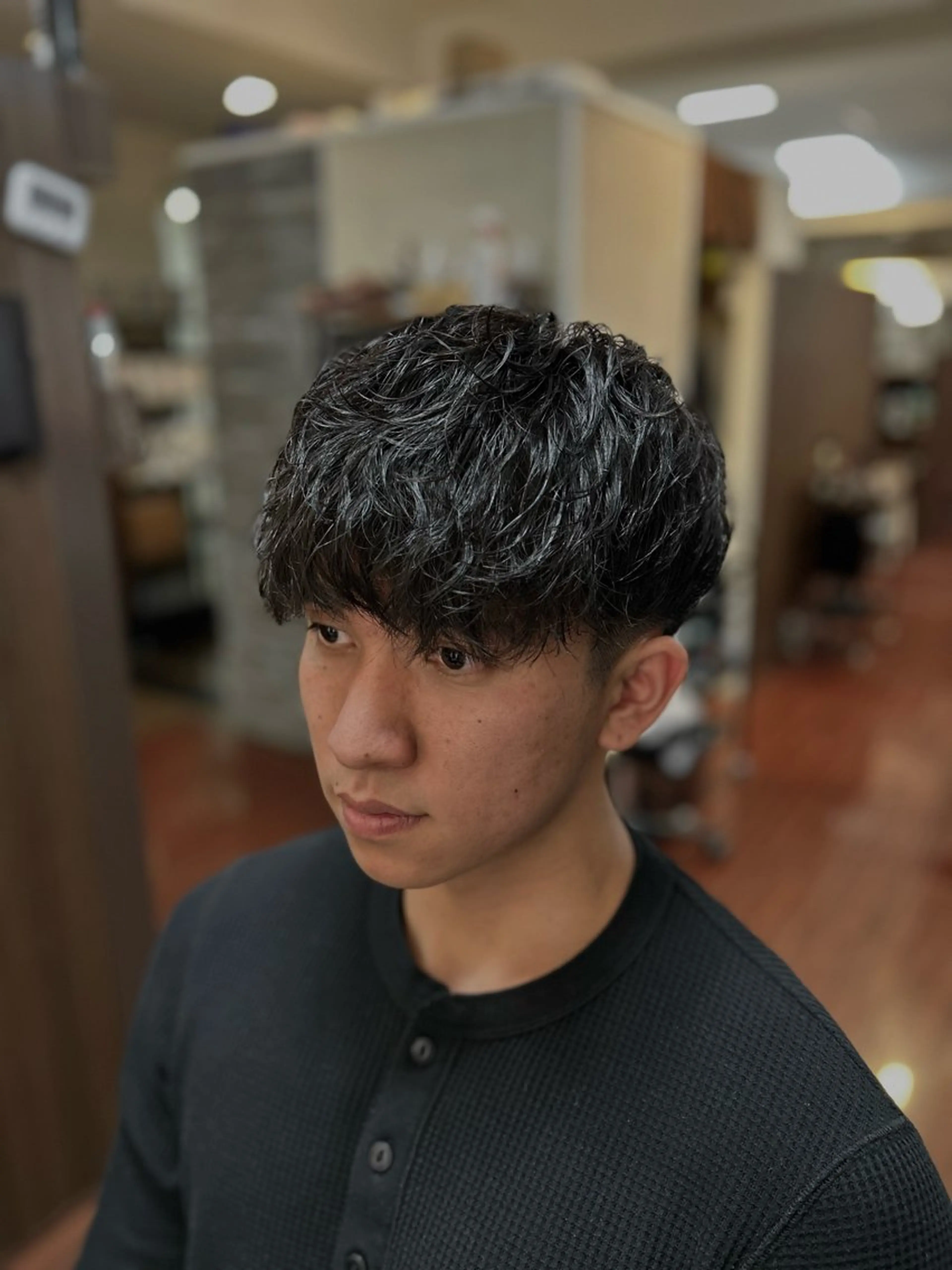 ショート カット パーマ K-STYLE  HAIR  STUDIO  有楽町店所属・メンズパーマ特化/ 福田のヘアスタイル
