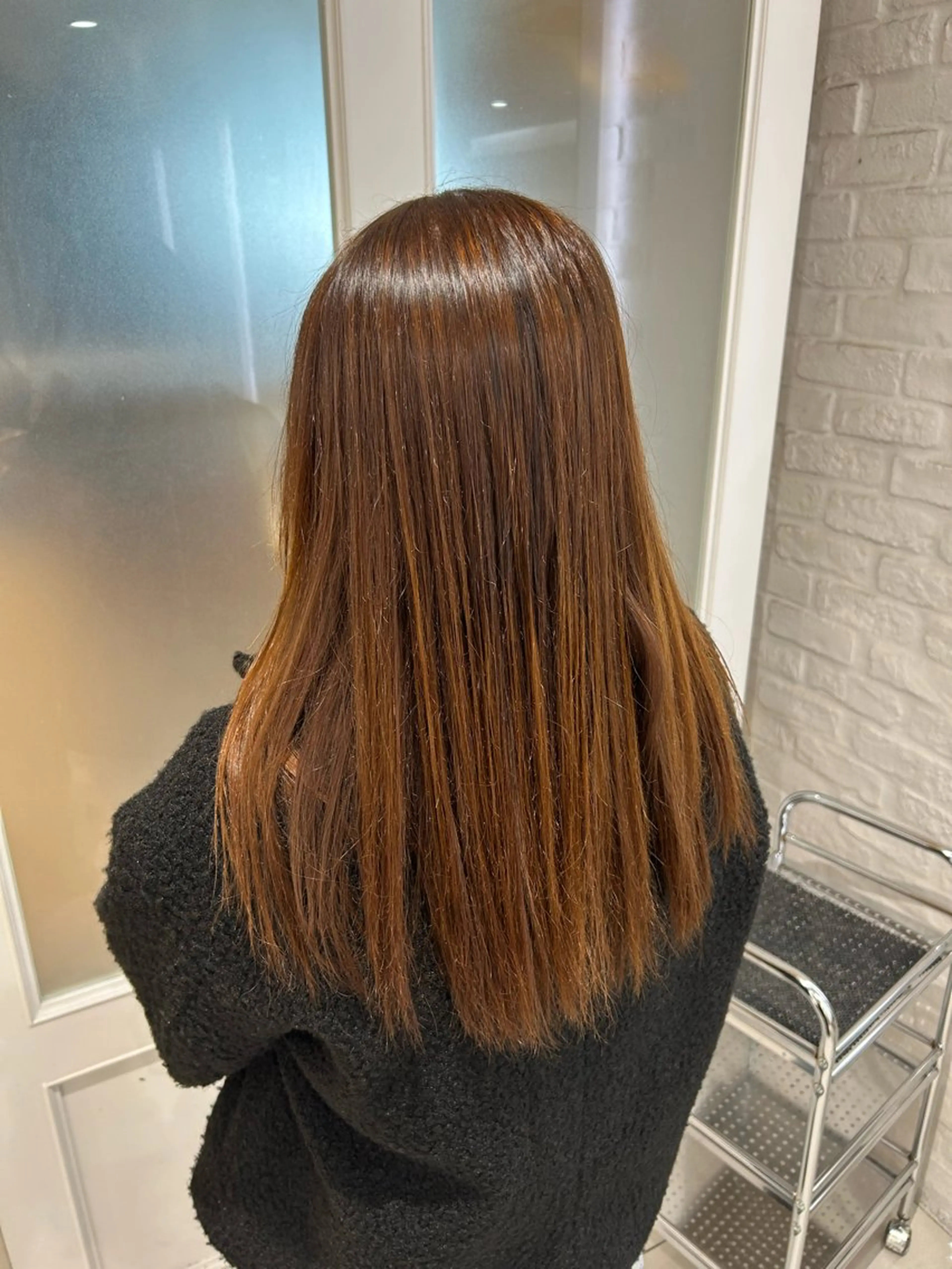 ロング カラー ブラウンカラー VANCOUNCIL金山所属・榊原 純佑のヘアスタイル