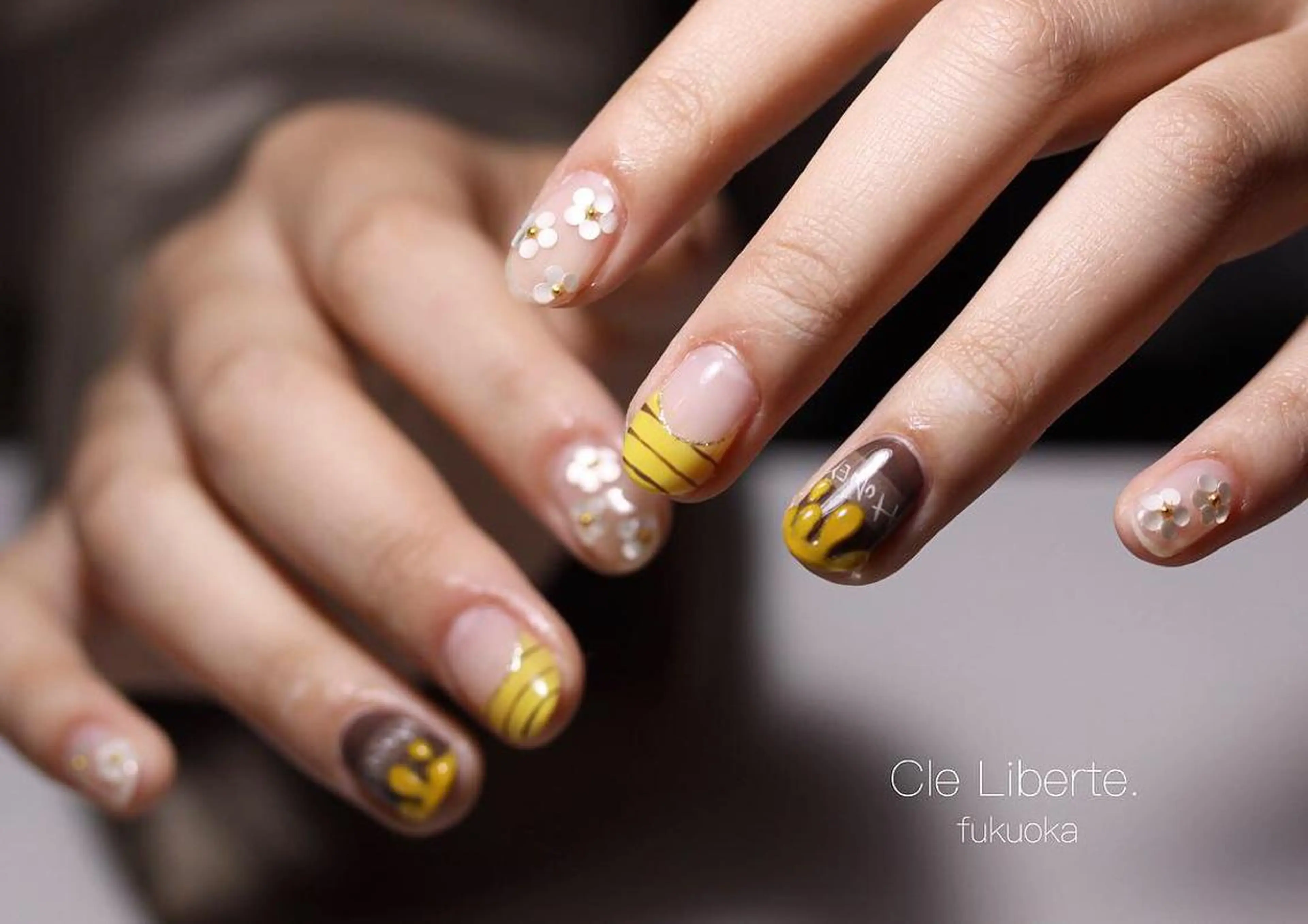ネイル アートネイル フットネイル フレンチネイル スカルプネイル シンプルネイル Elio所属・Elio 国泰寺のネイルデザイン