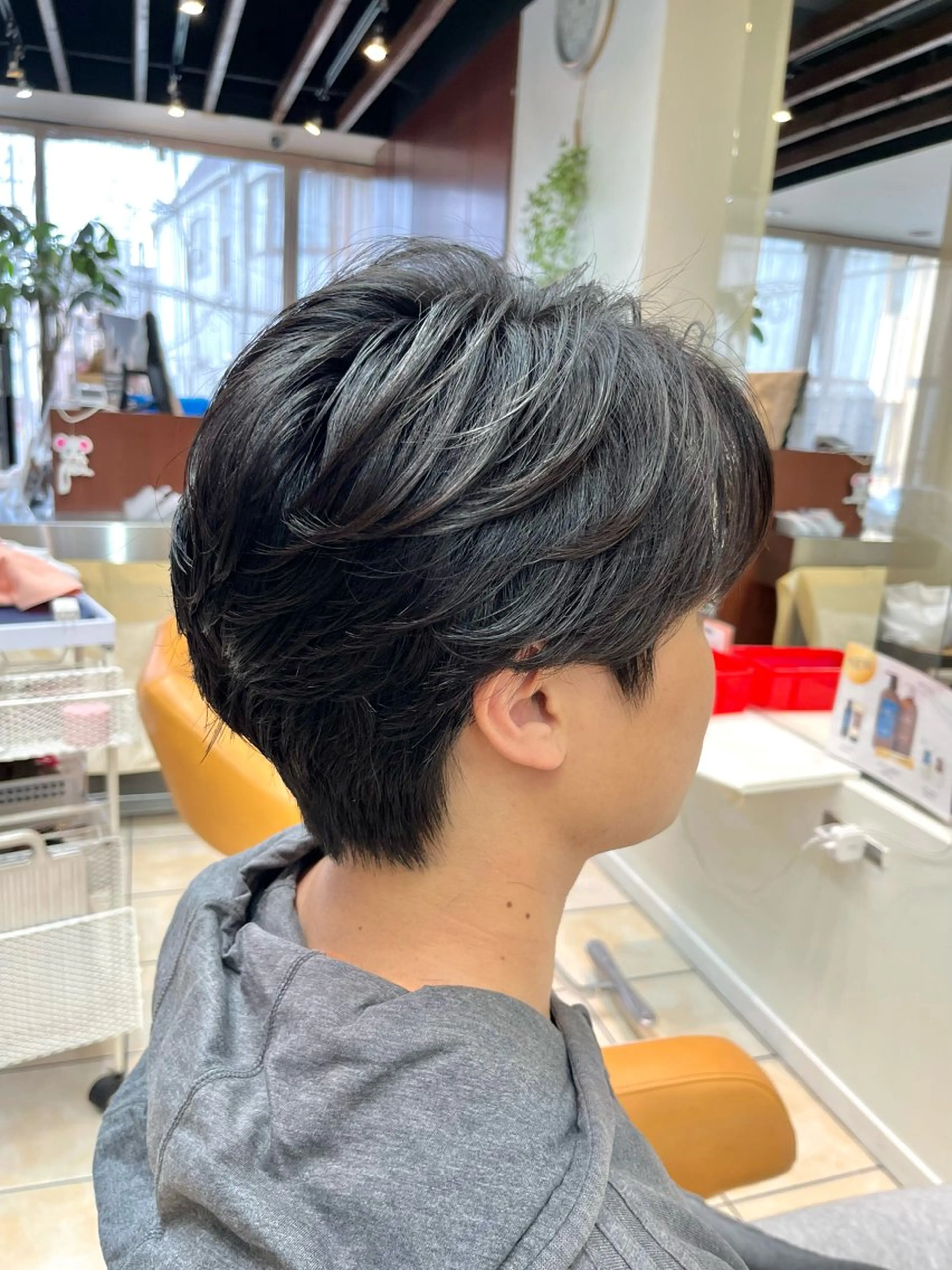 ショート パーマ メンズ メンズパーマ 学生（メンズ向け） 学生 ニュアンスパーマ カット パーマ メンズ特化/パーマ/ 髪質改善　高野奨馬のヘアスタイル