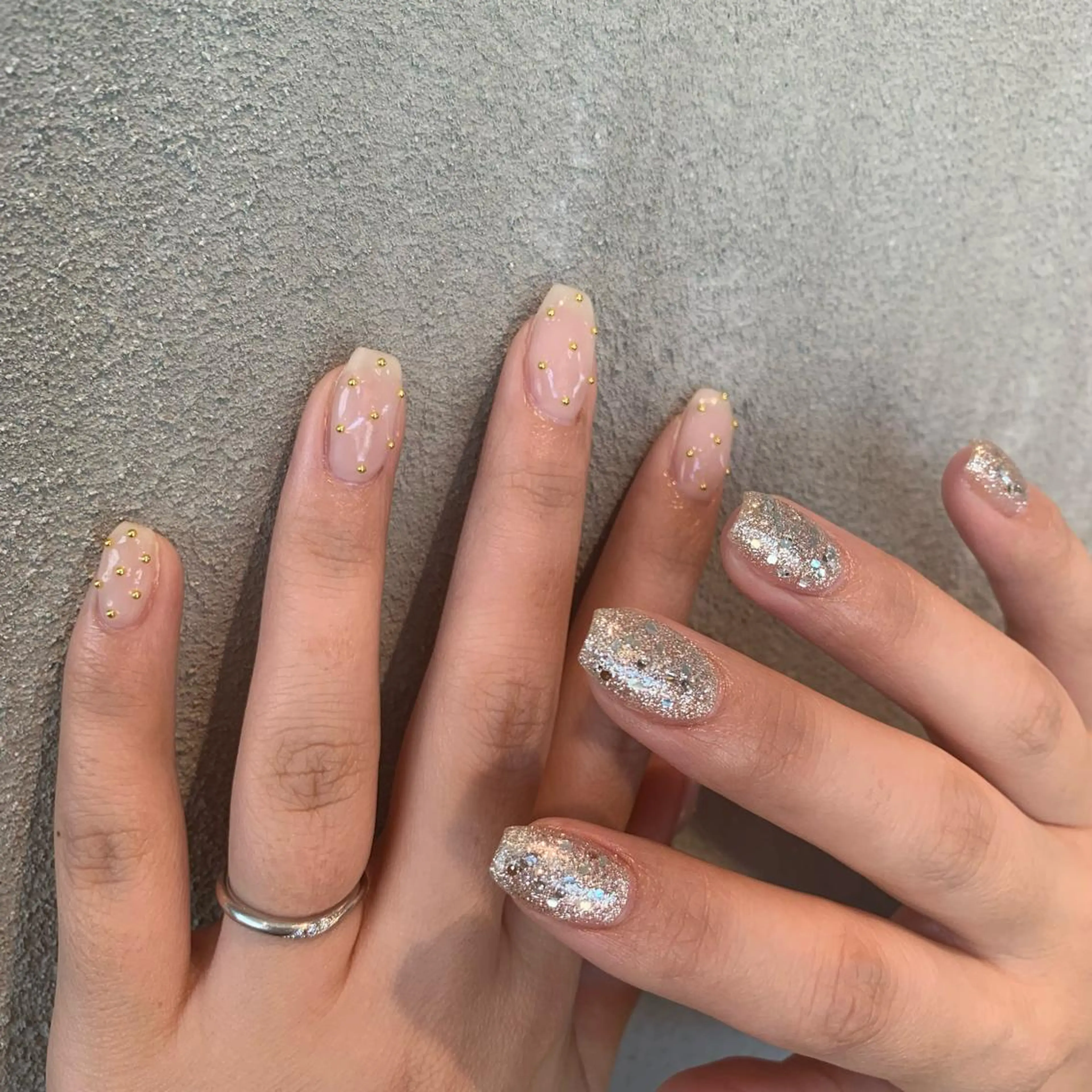 ネイル キラキラネイル ハンドネイル tote. airiのネイルデザイン